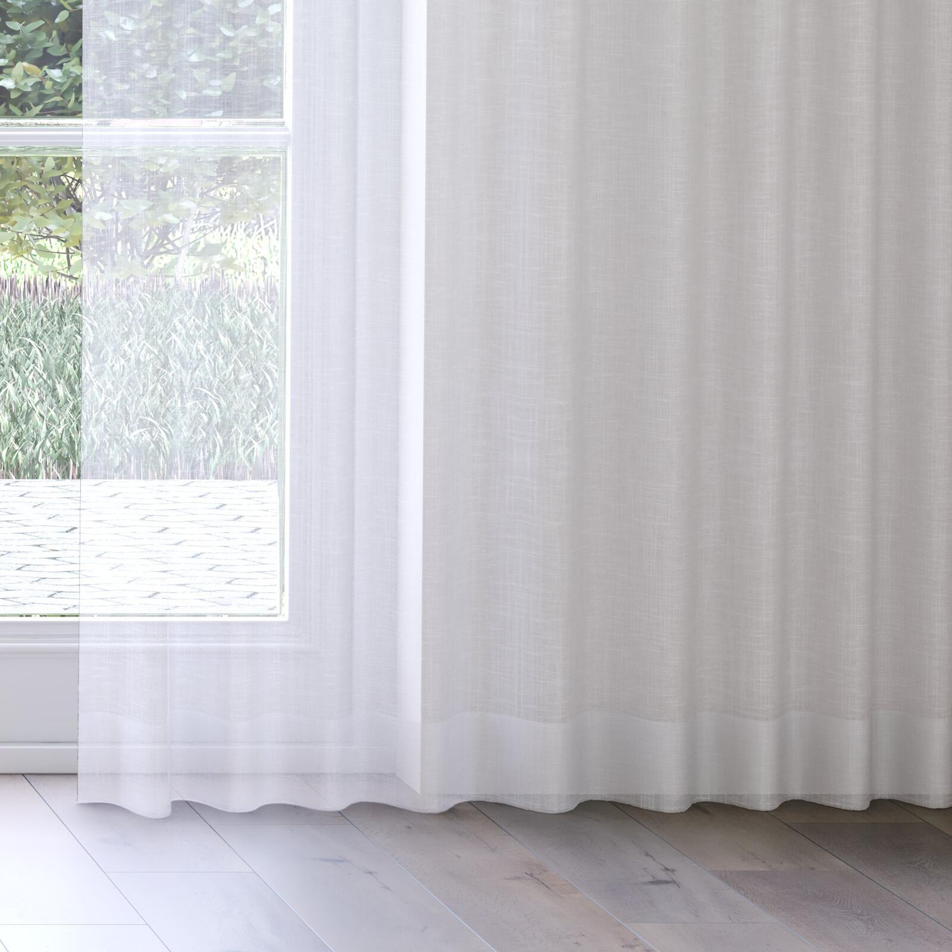 Bottom view of Attica Ash, on curtain rail