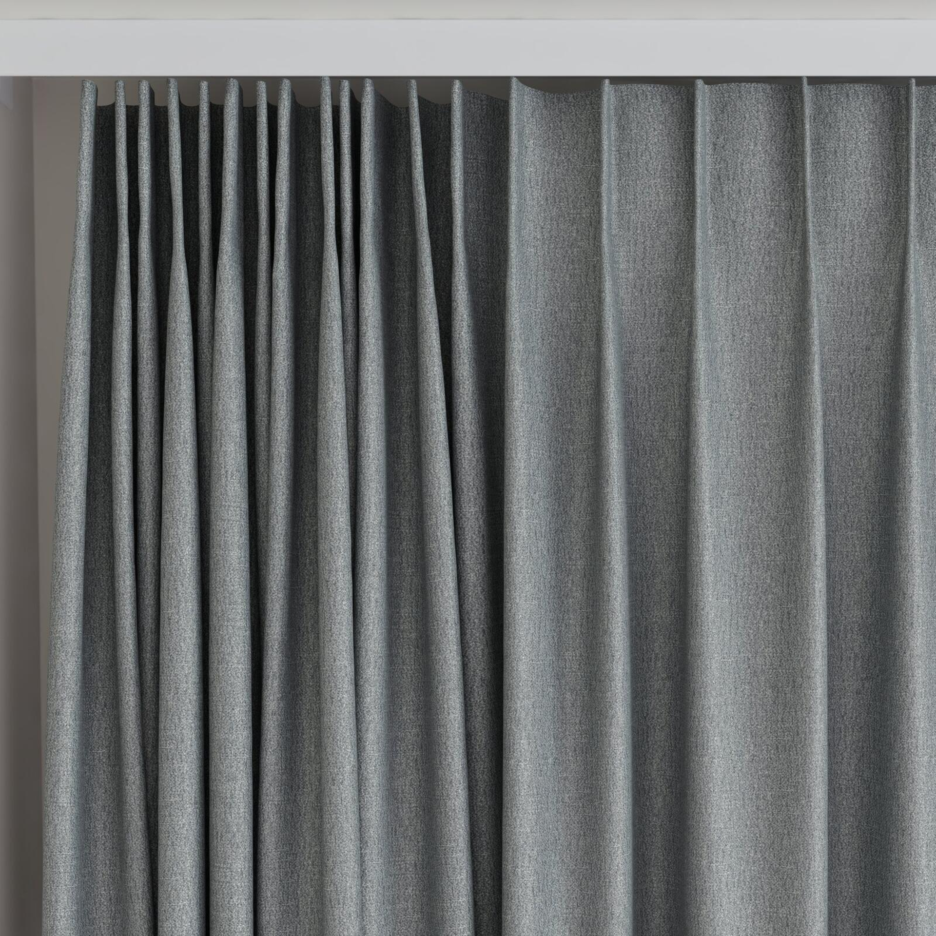 Top view of Re-New Night, on curtain rail