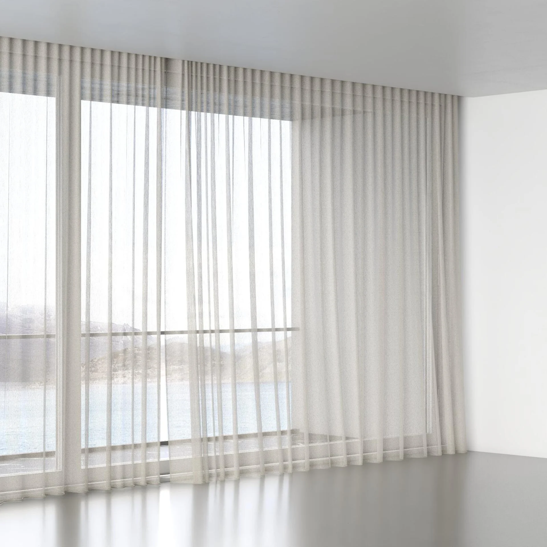 Full view of Cosmos Sand, wave pleat