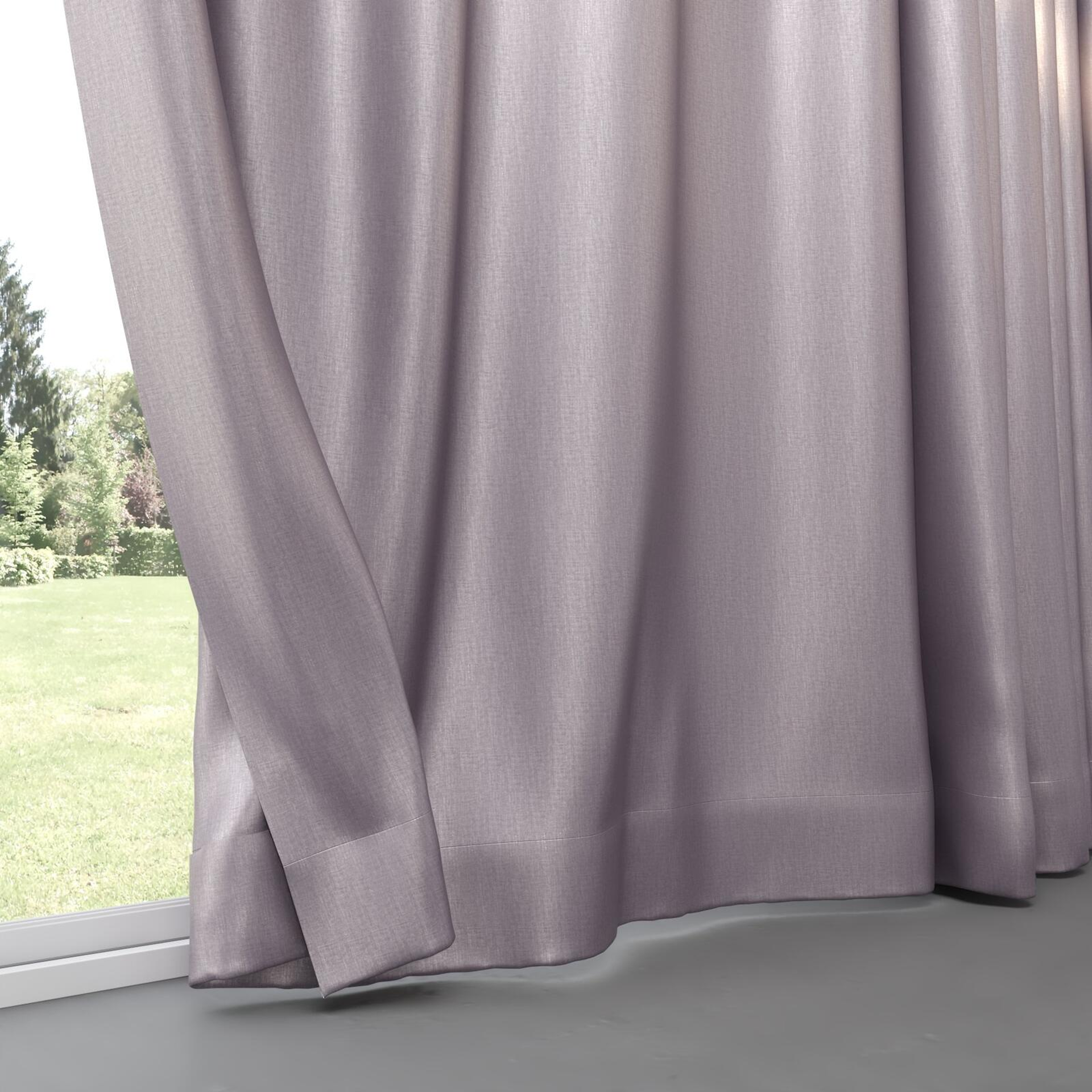 Bottom view of Consul Violet, pinch pleat