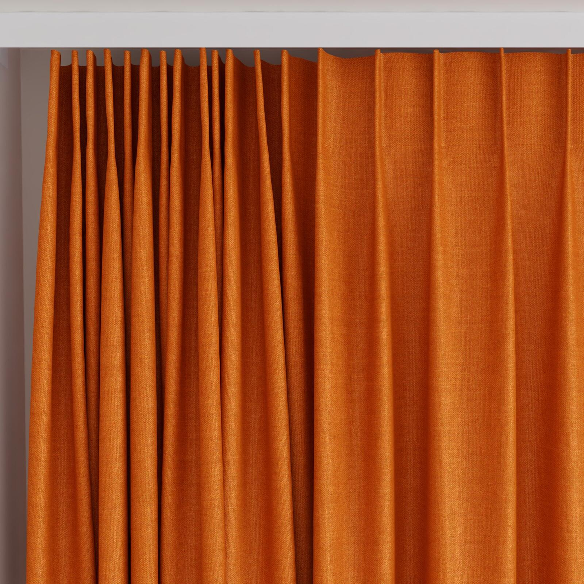 Top view of Linex Manderin, on curtain rail