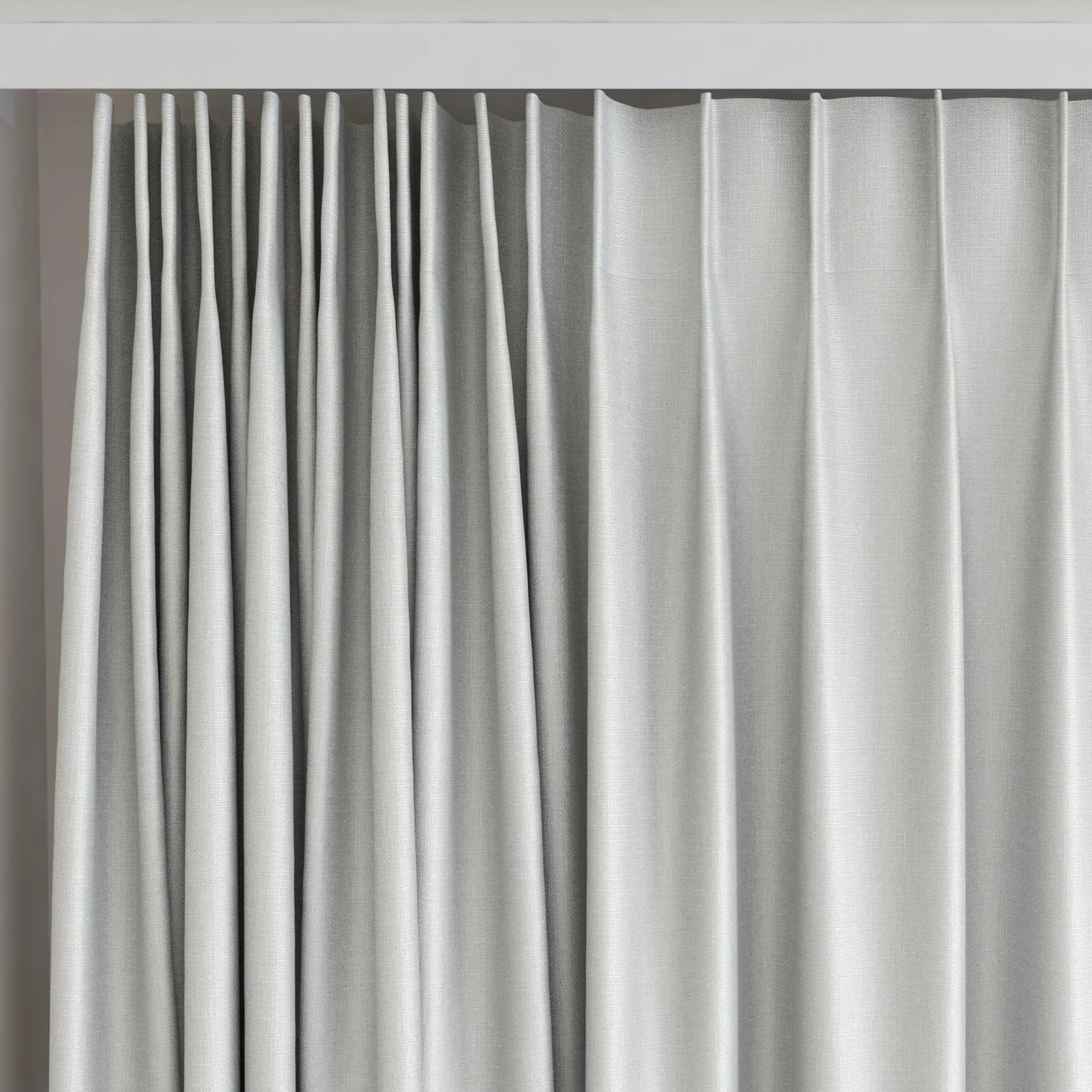 Top view of Stallion 2 UC Nimbus, on curtain rail