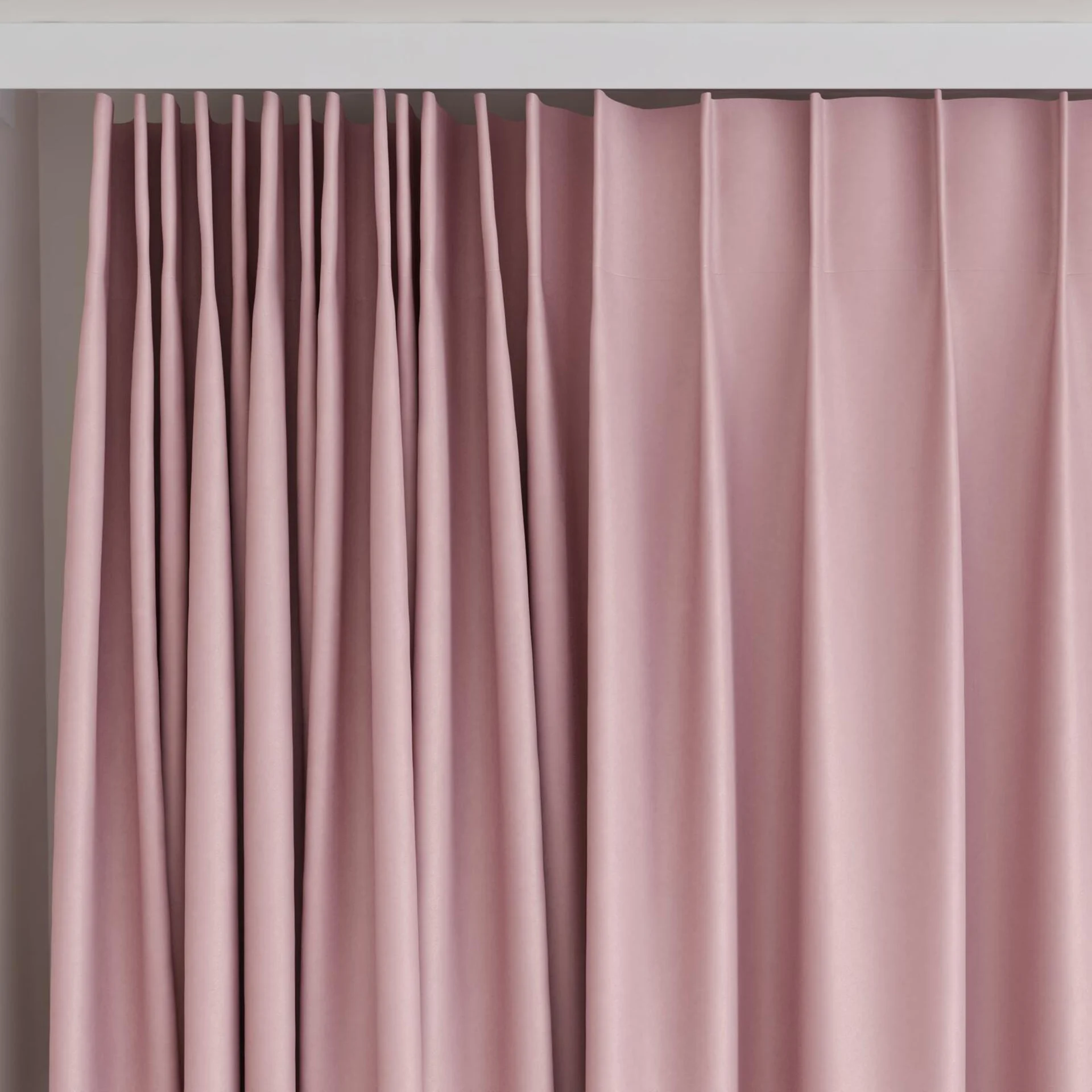 Top view of Re-Vive Blossom, on curtain rail