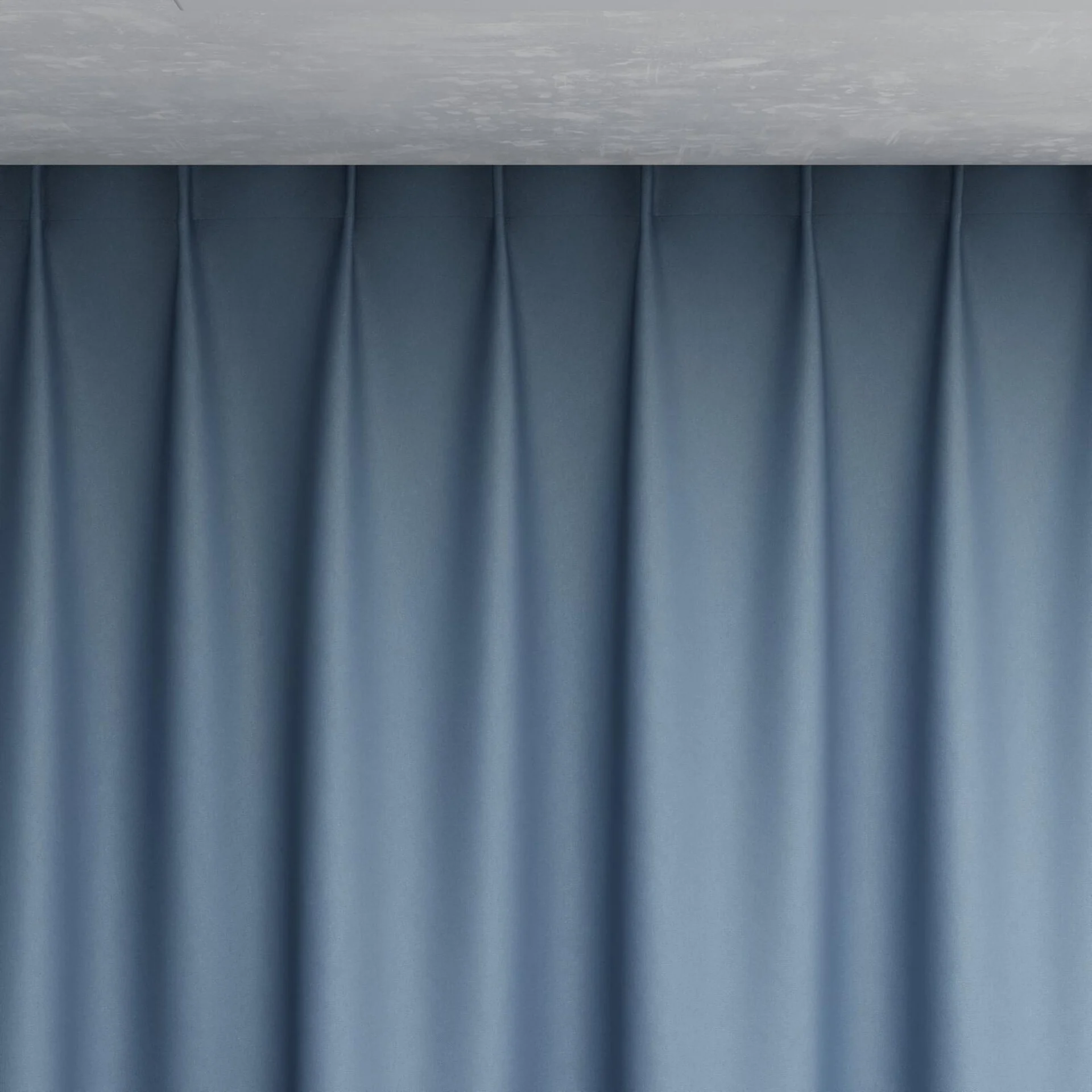 Top view of Woolskin Sky, pinch pleat