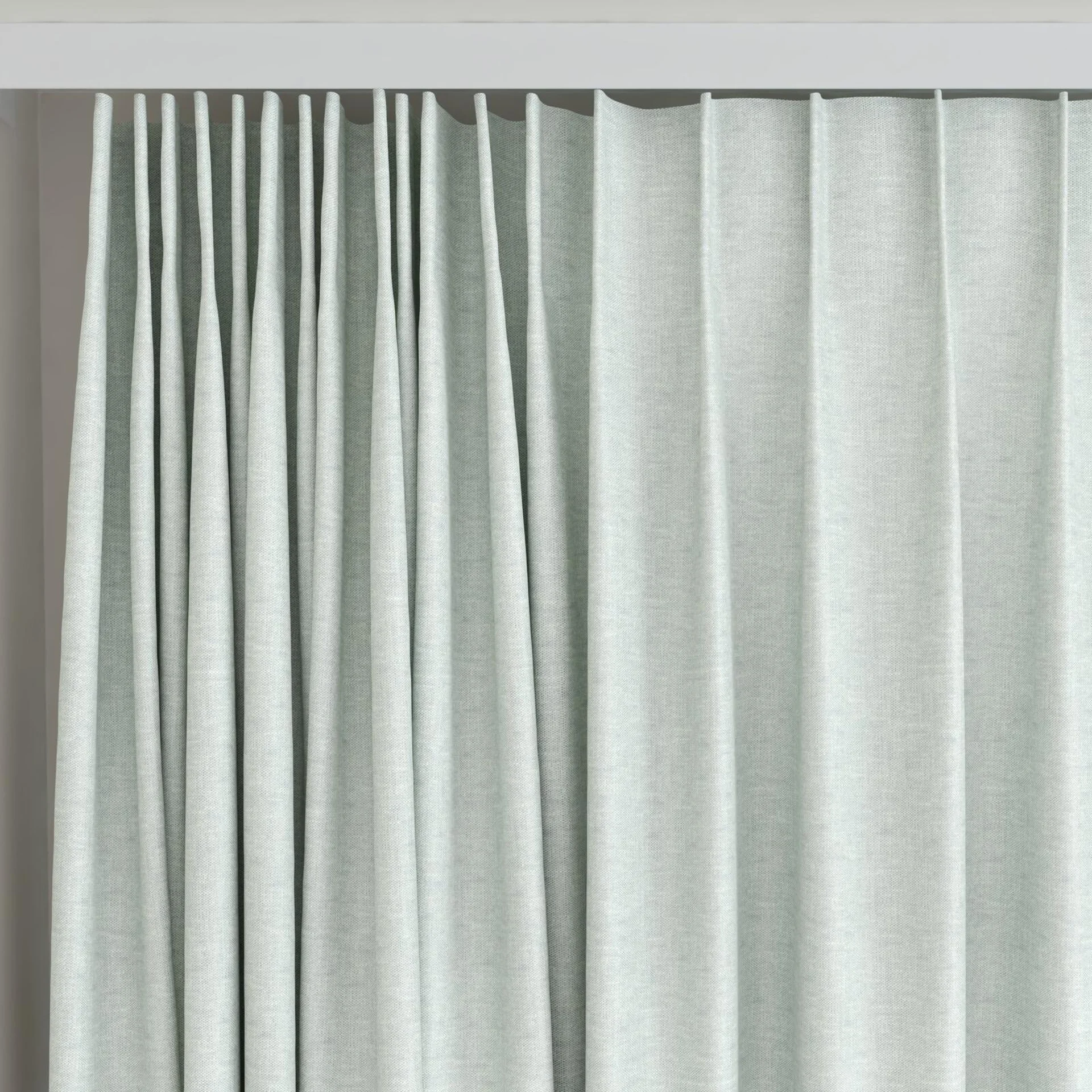 Top view of Goa Surf, on curtain rail