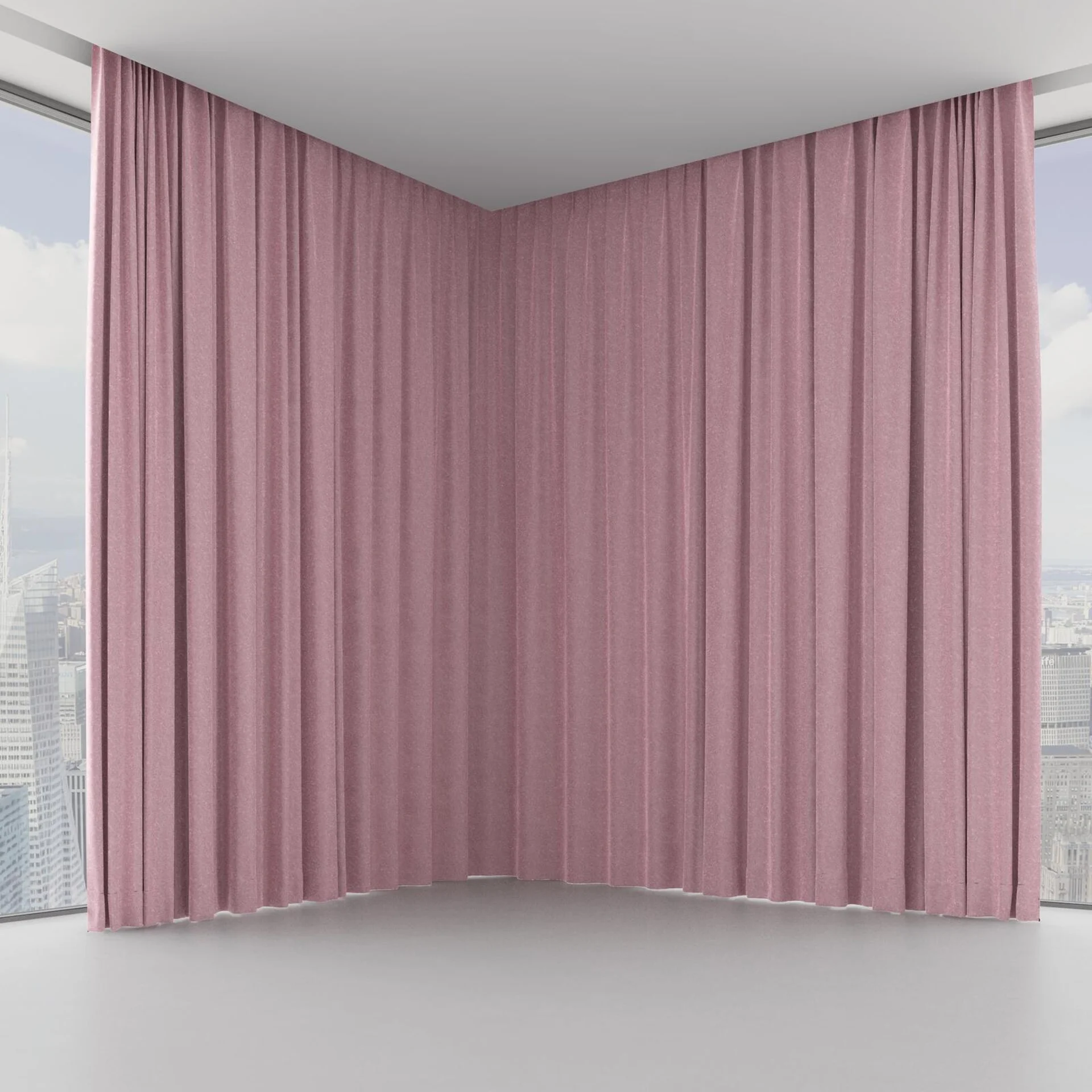 Front view of Brigadier Boudoir, on hidden rail