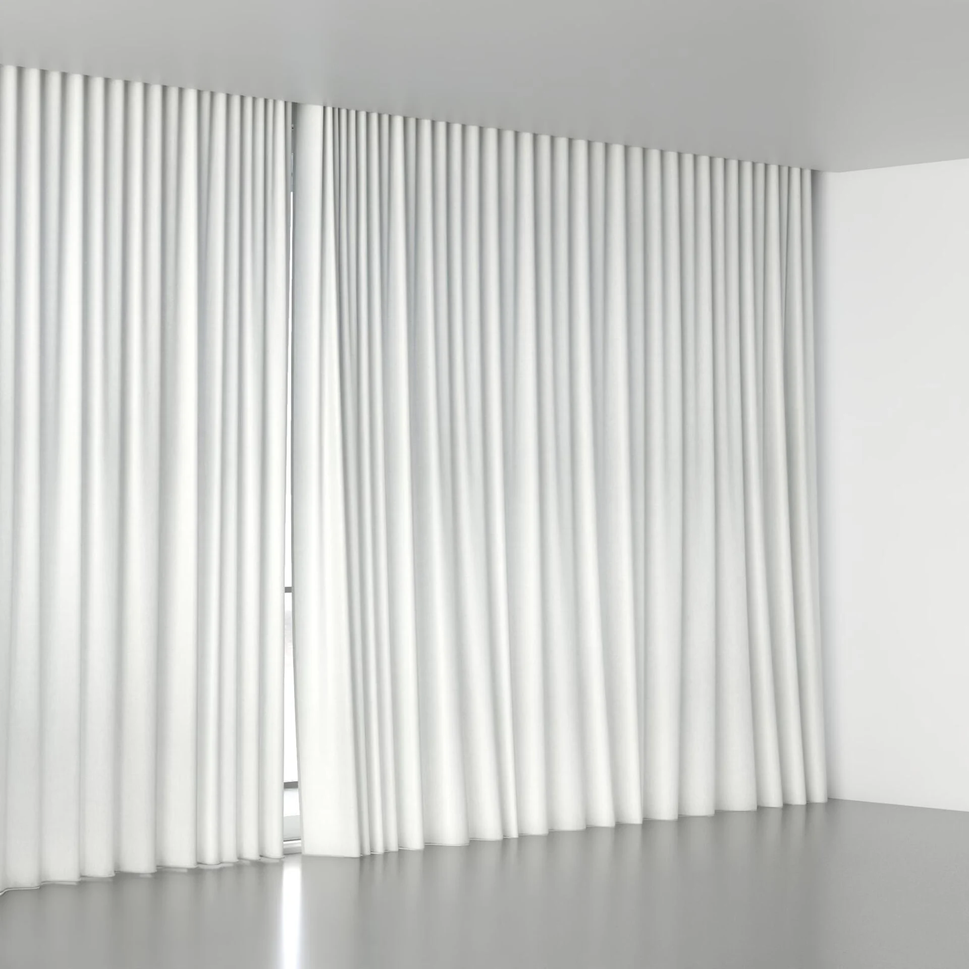 Full view of Ophelia Feather, wave pleat