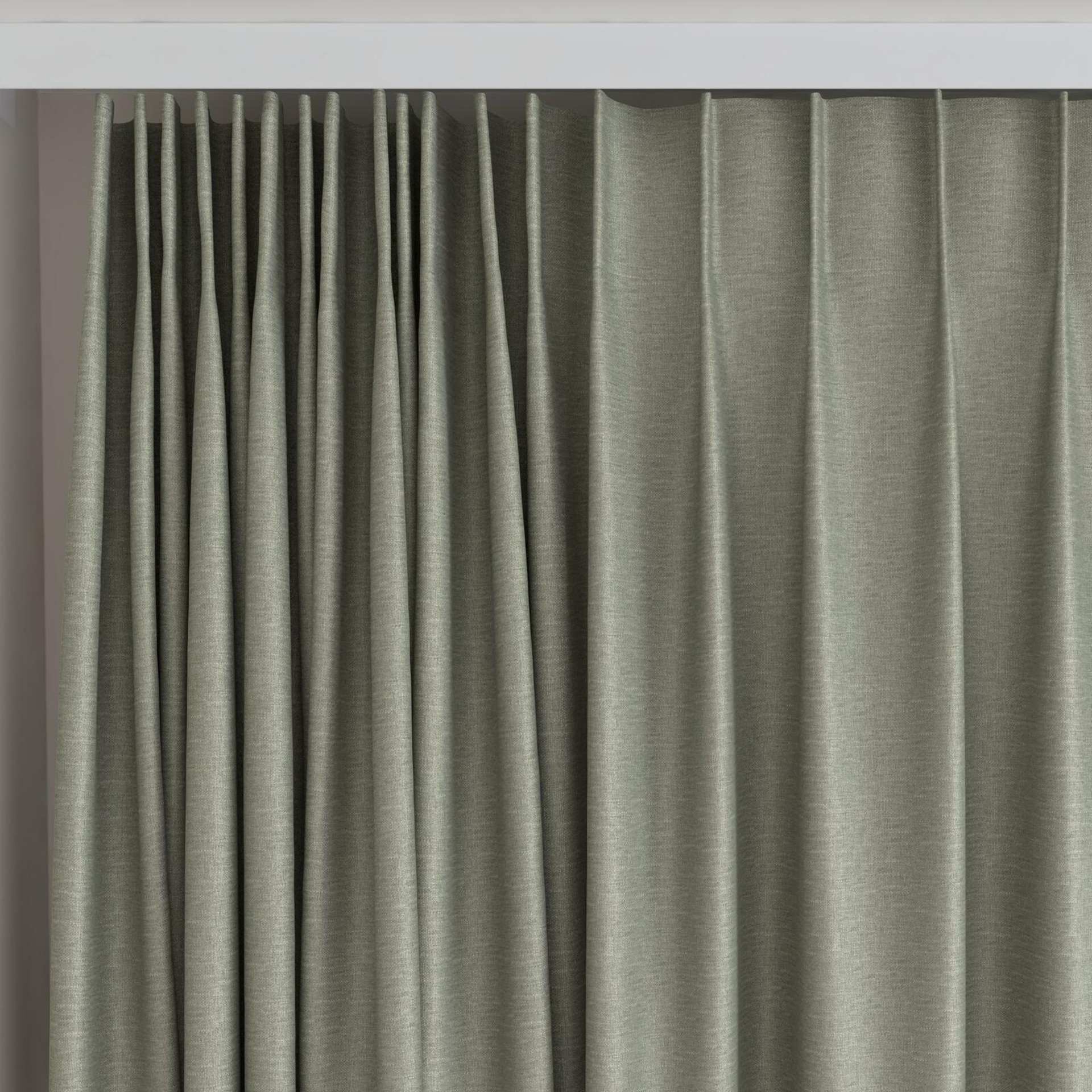 Top view of Atelier Celadon, on curtain rail