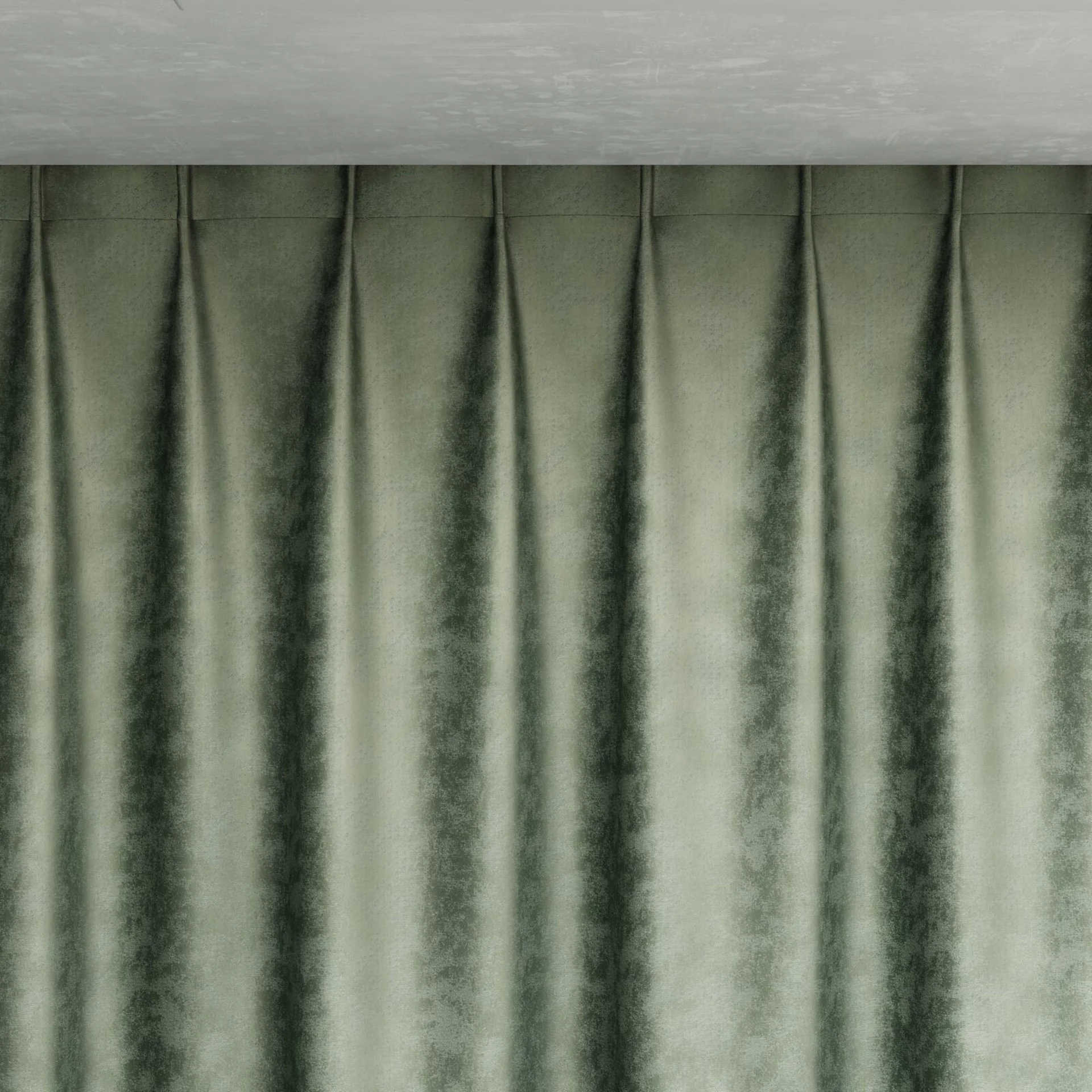 Top view of Fizz Laurel, pinch pleat
