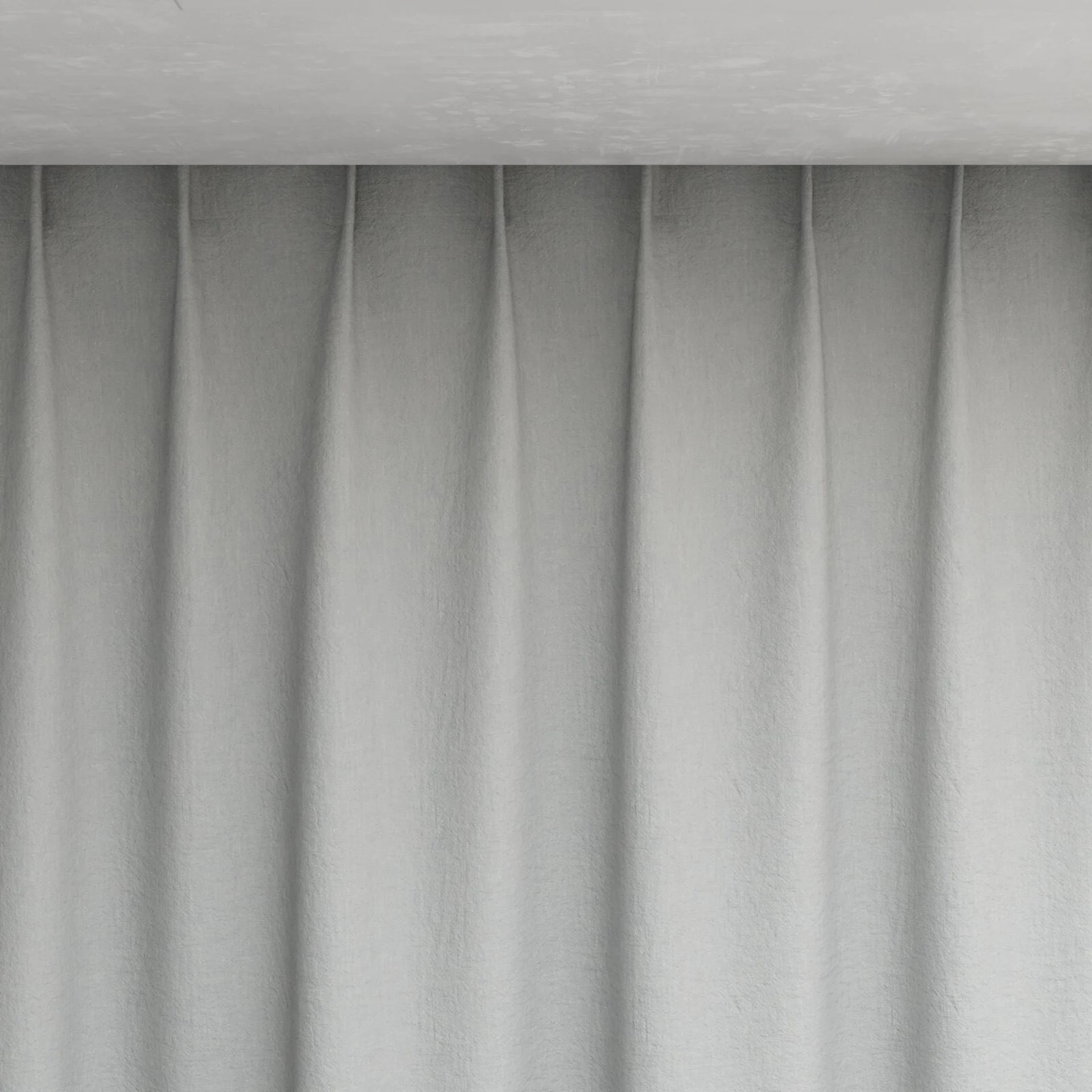 Top view of Obi Stonewash Cloud, pinch pleat
