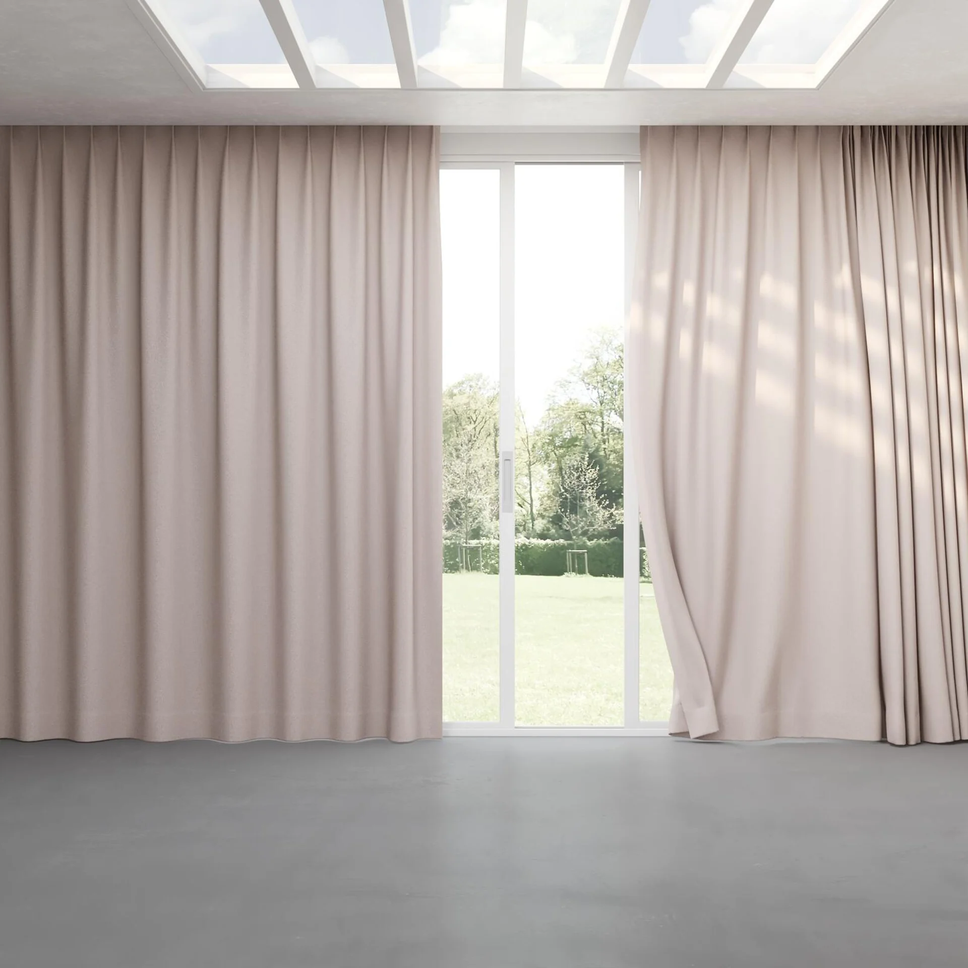 Full view of Quantum FR Ballet, pinch pleat