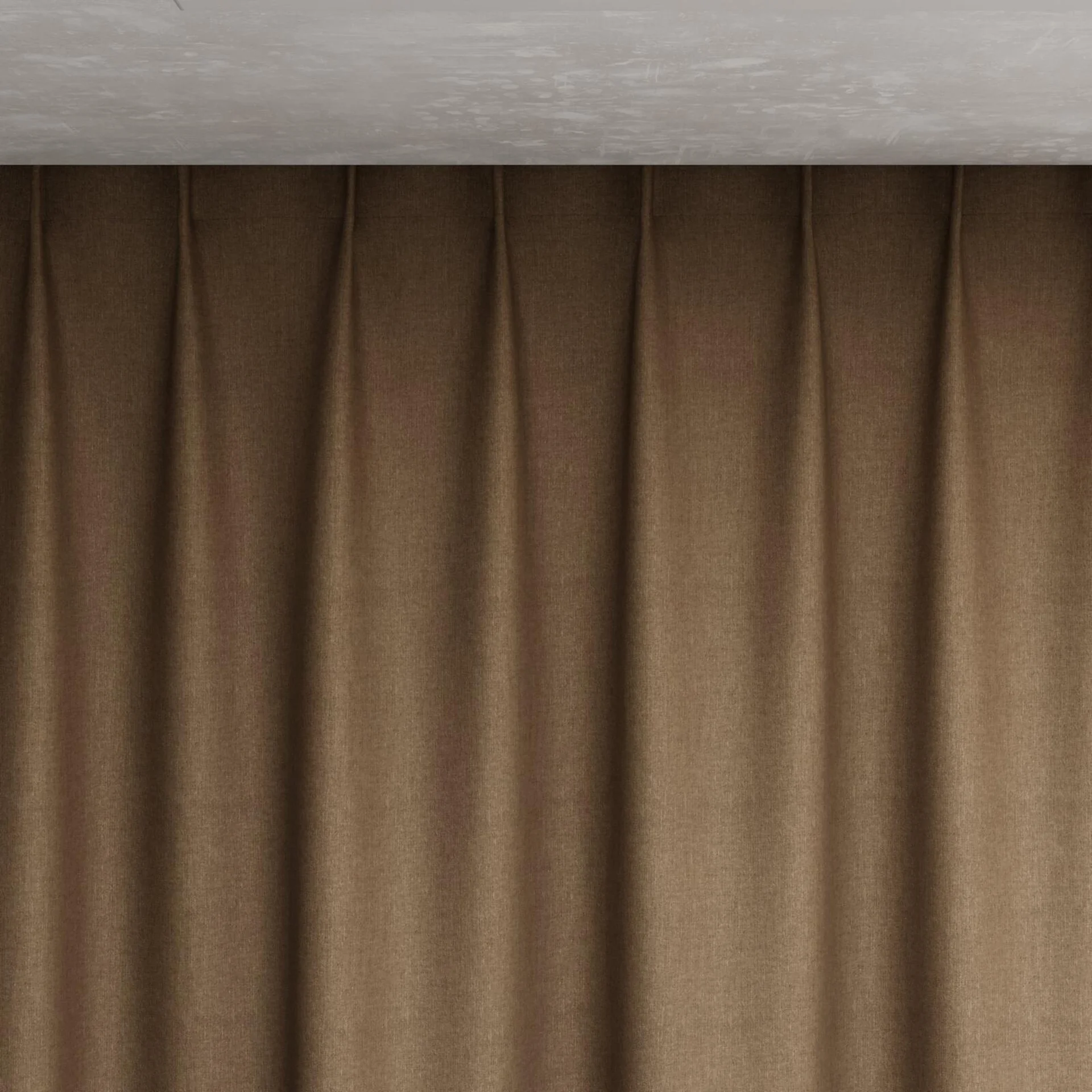 Top view of Cushy Kangaroo, pinch pleat
