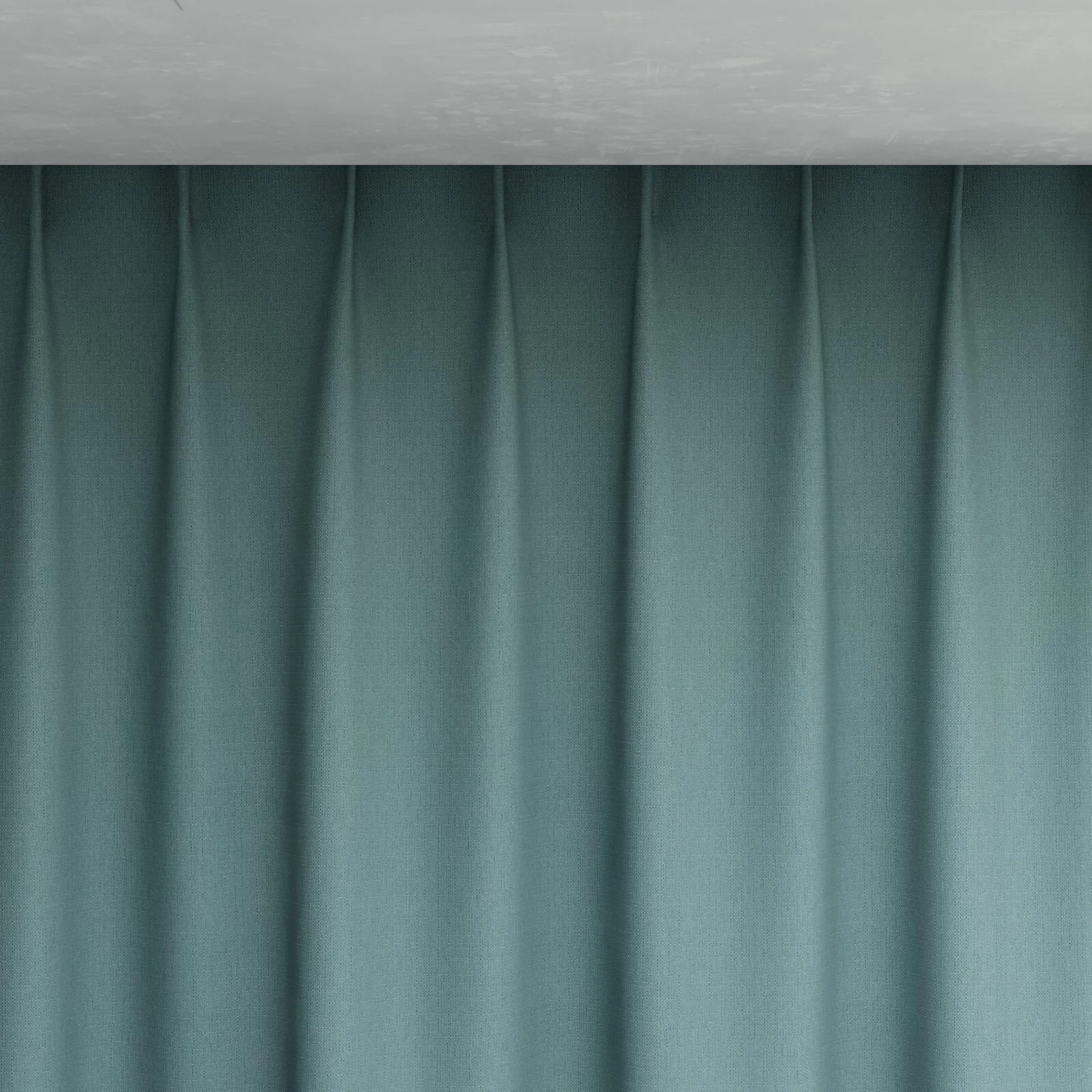 Top view of Darkness Balsam, pinch pleat