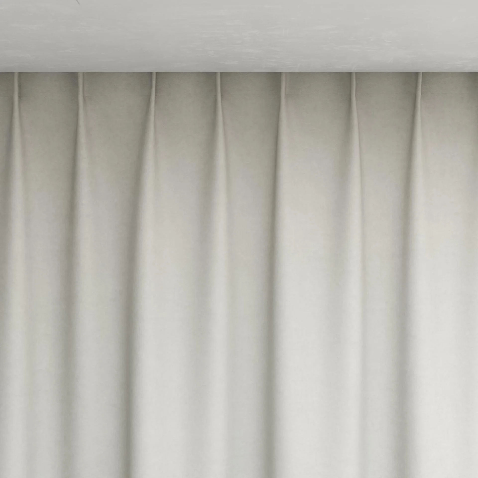 Top view of Peak Sterling, pinch pleat
