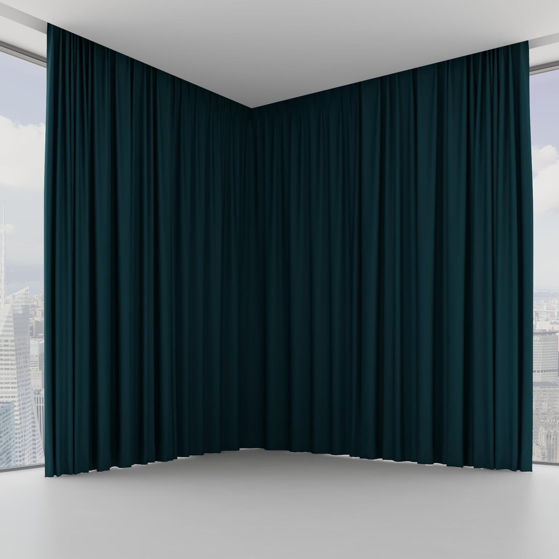 Front view of Vela Emerald, on hidden rail