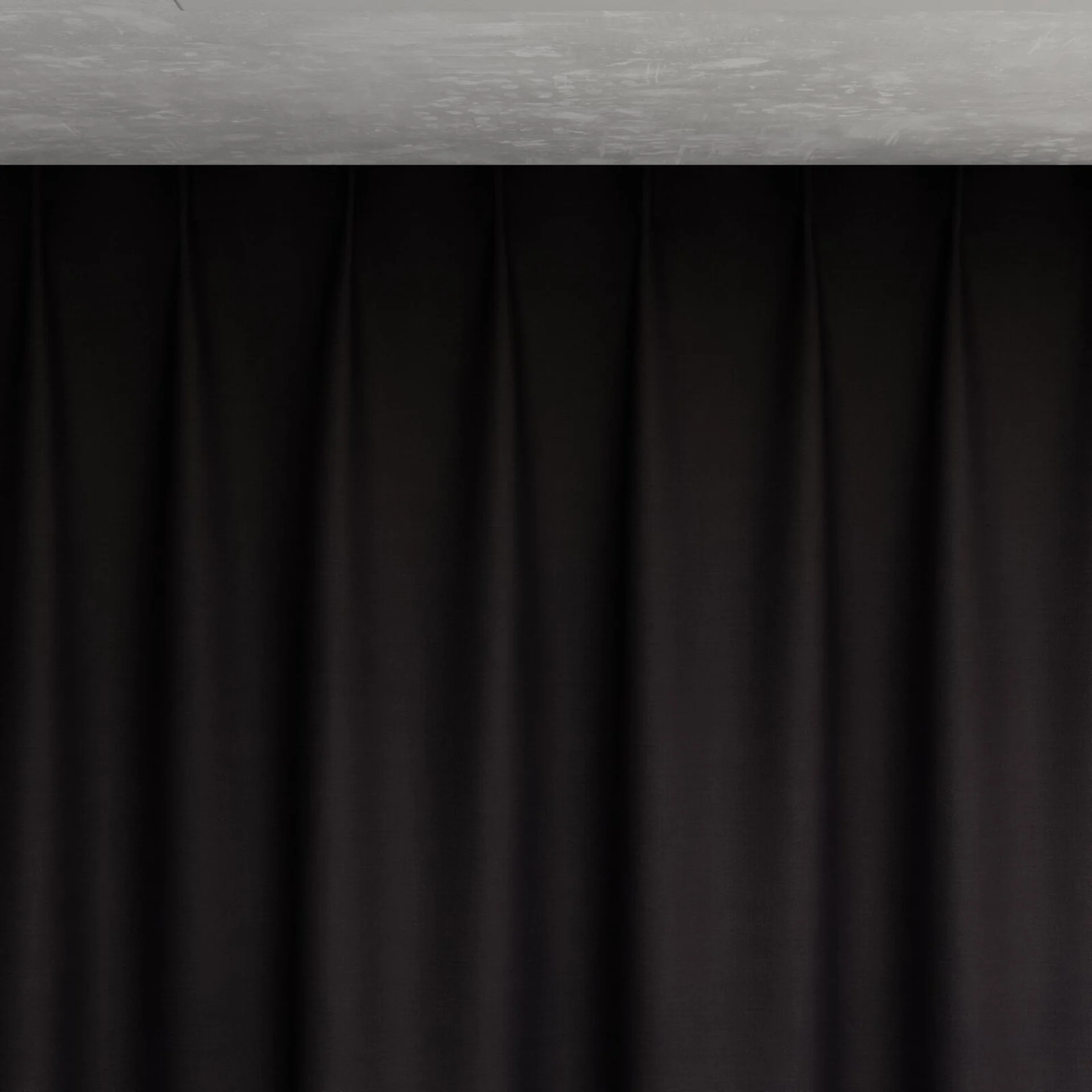 Top view of Loci Dim Out Onyx, pinch pleat