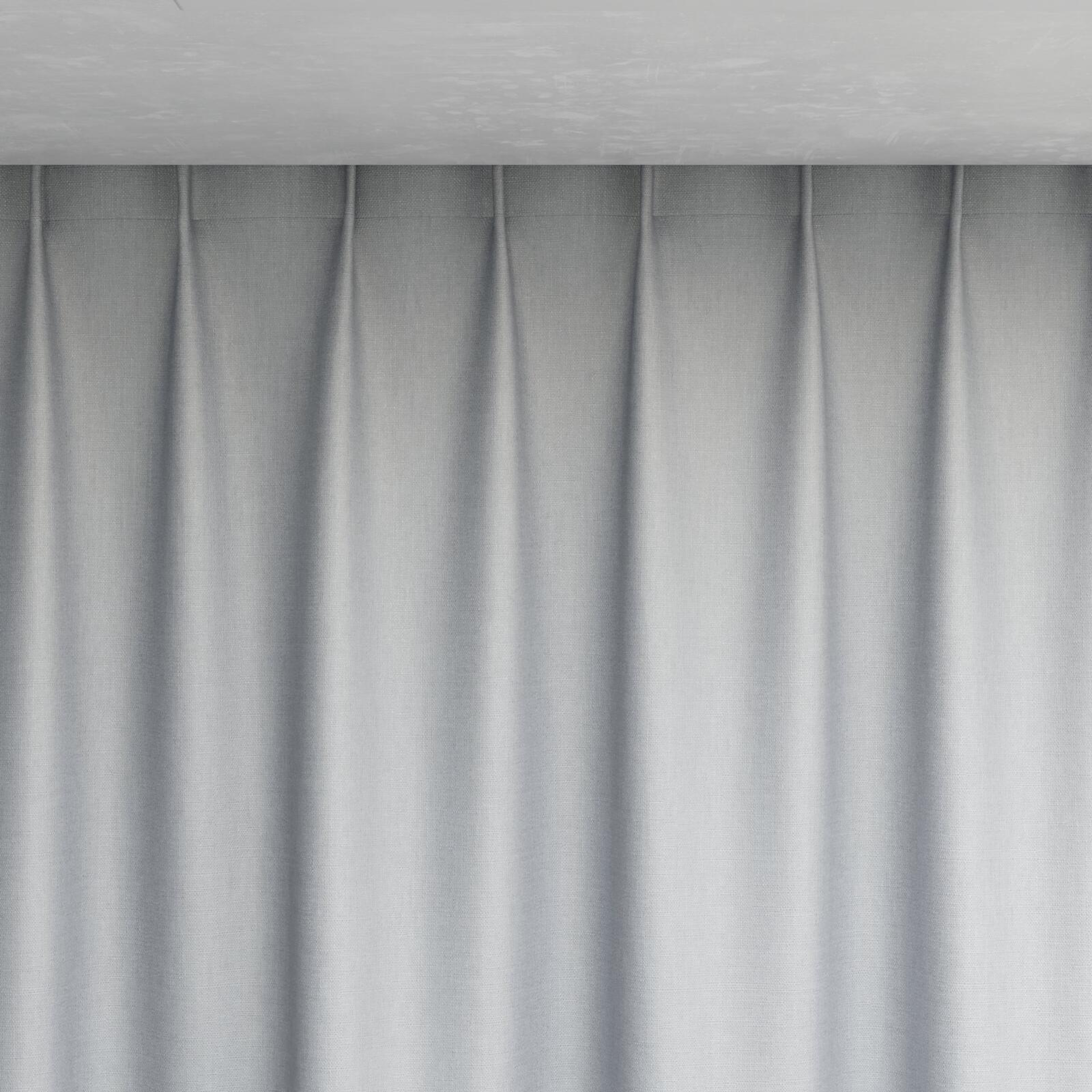 Top view of Tonga Feather, pinch pleat
