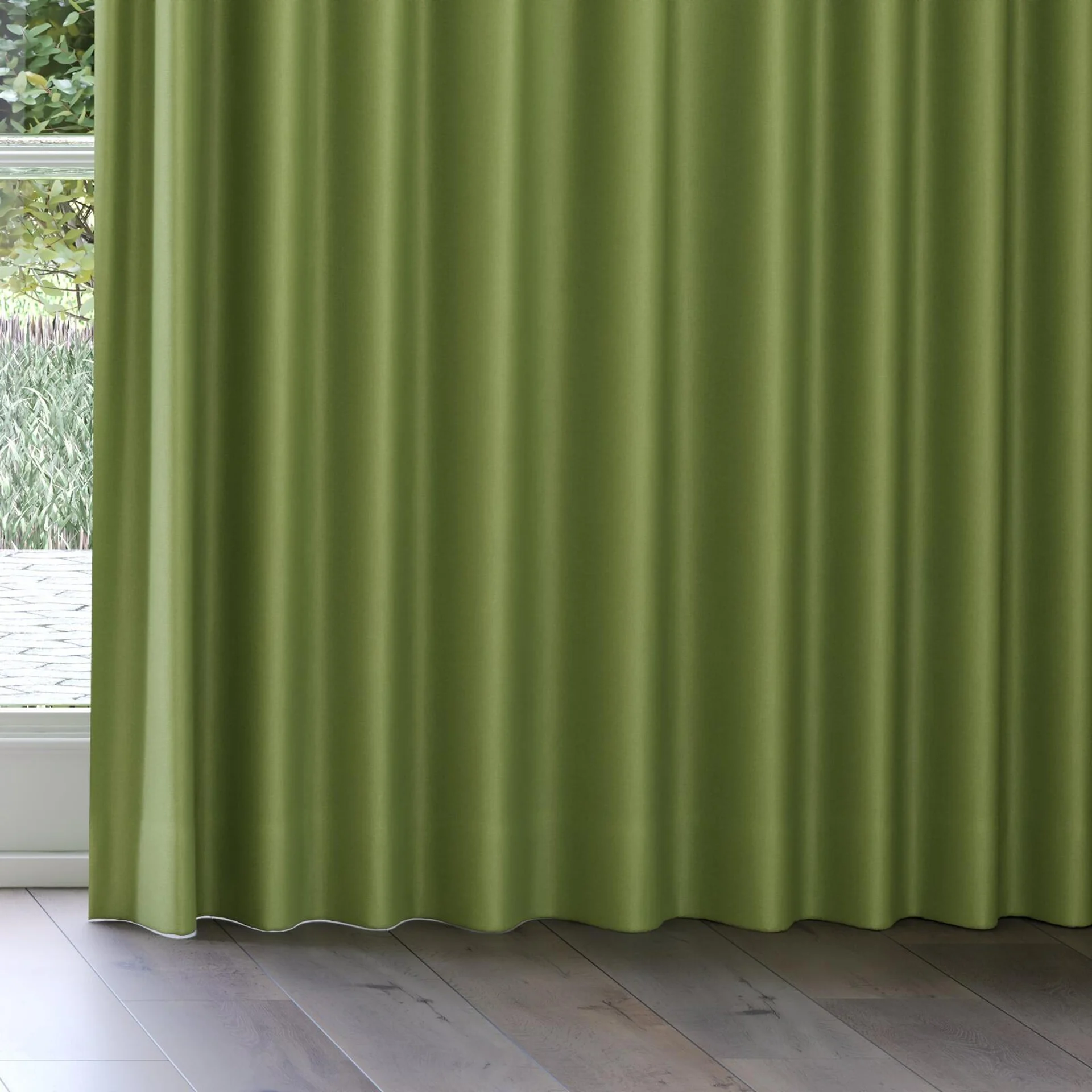Bottom view of Kanvas Cactus, on curtain rail
