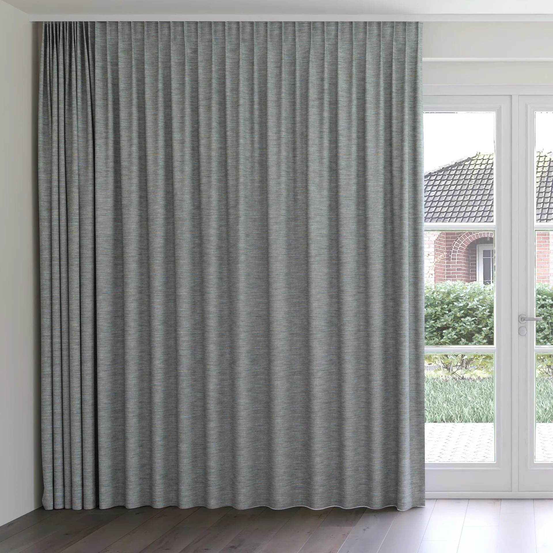 Front view of Venus Fountain, on curtain rail