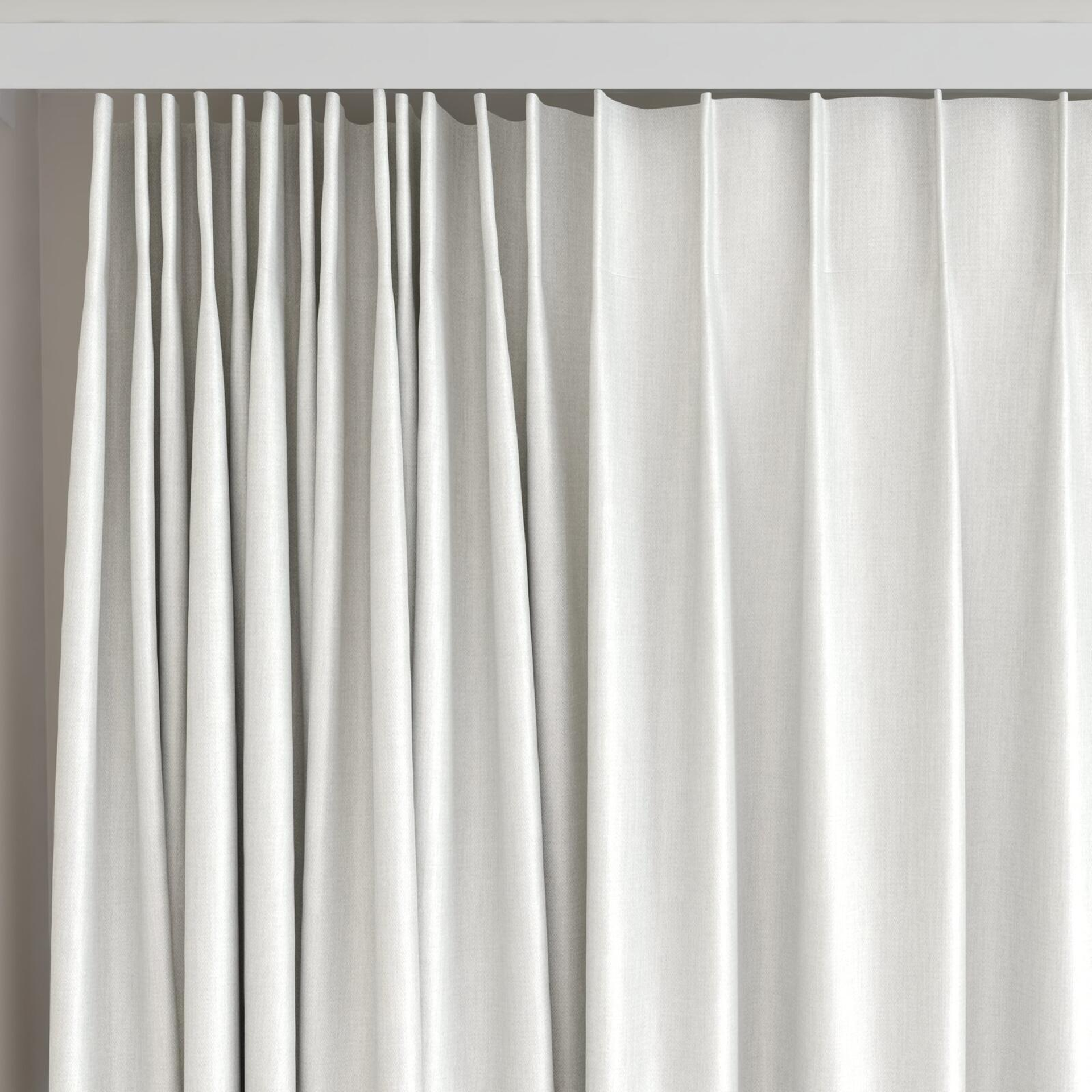 Top view of Matrix Pearl, on curtain rail