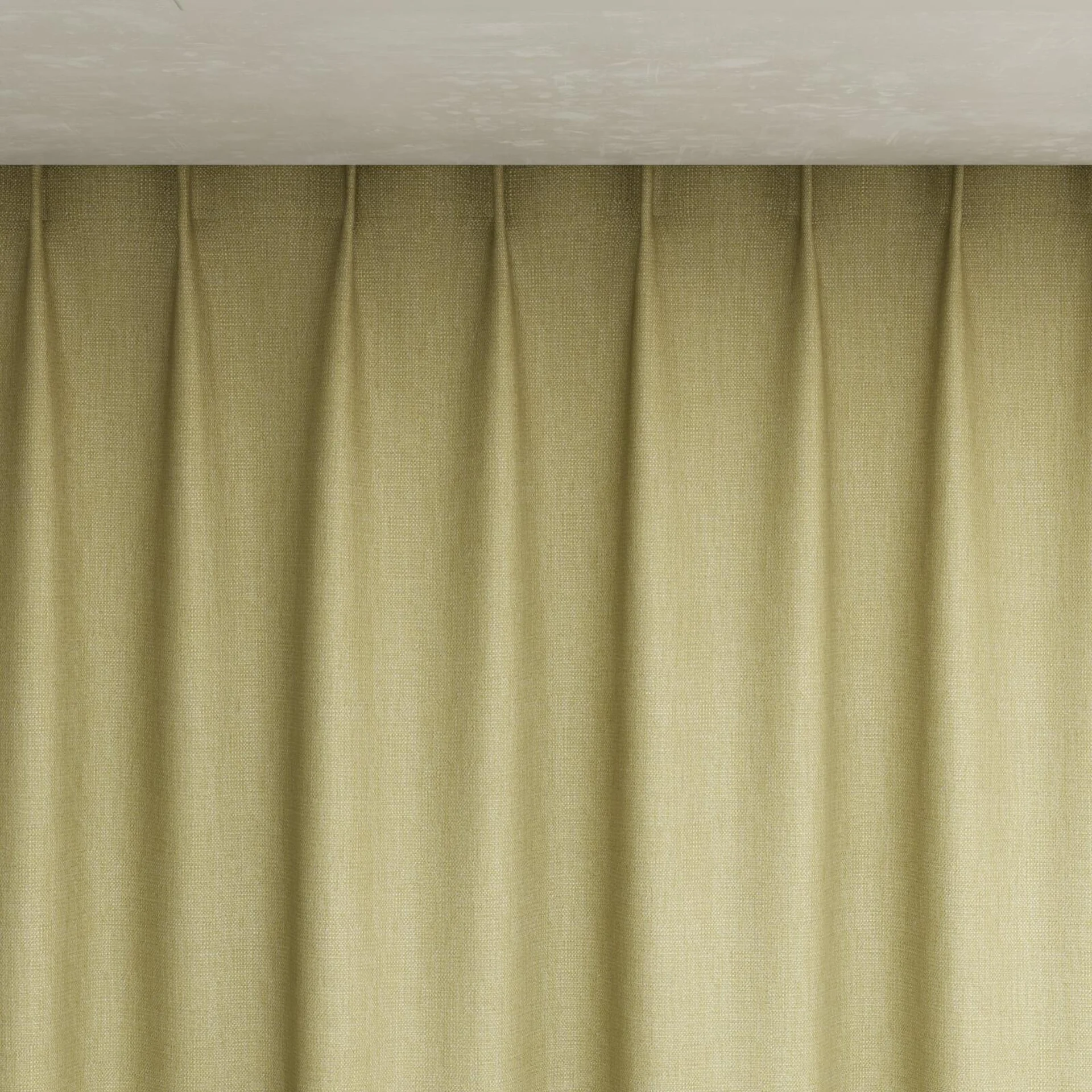 Top view of Gent Thyme, pinch pleat