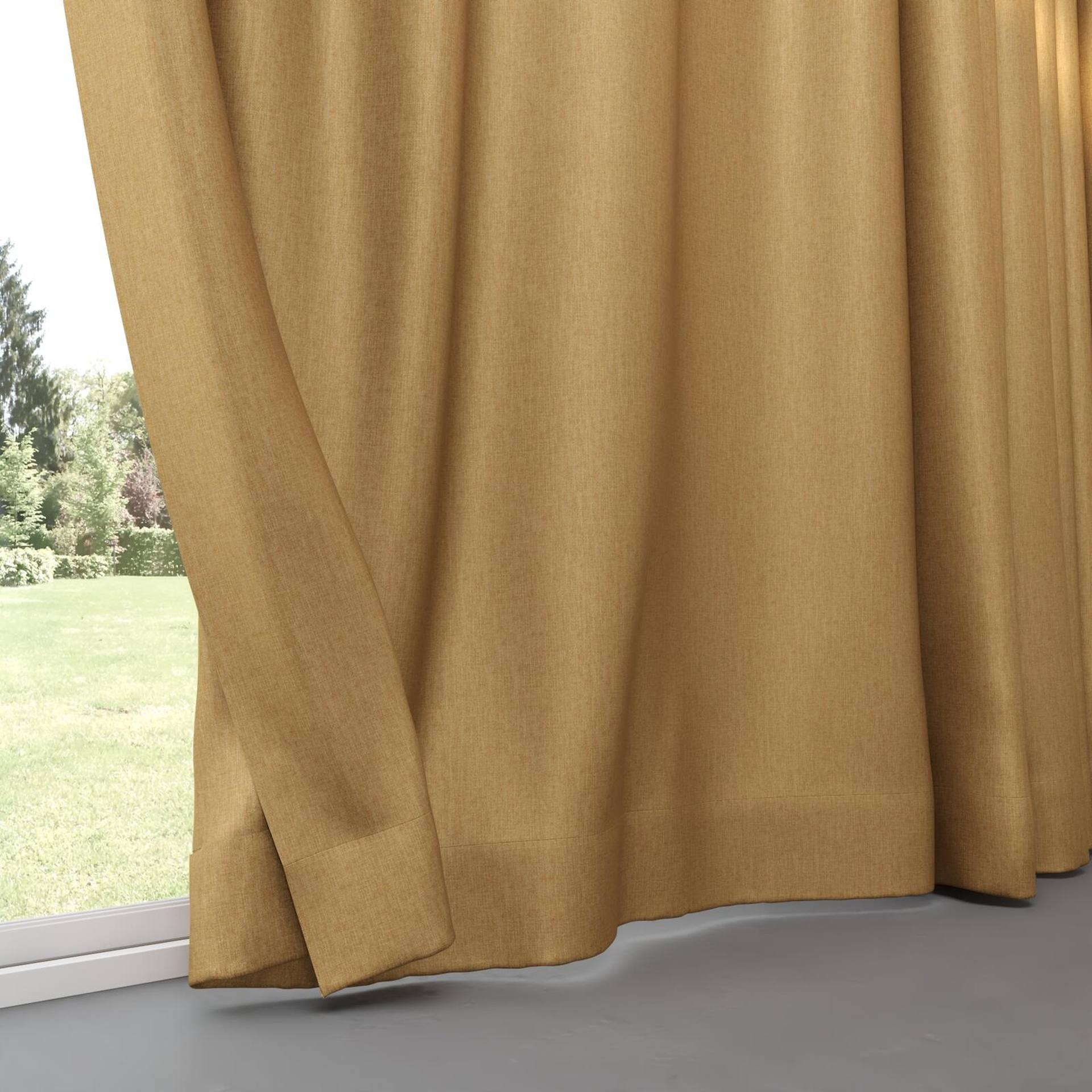 Bottom view of Matrix Cinnamon, pinch pleat