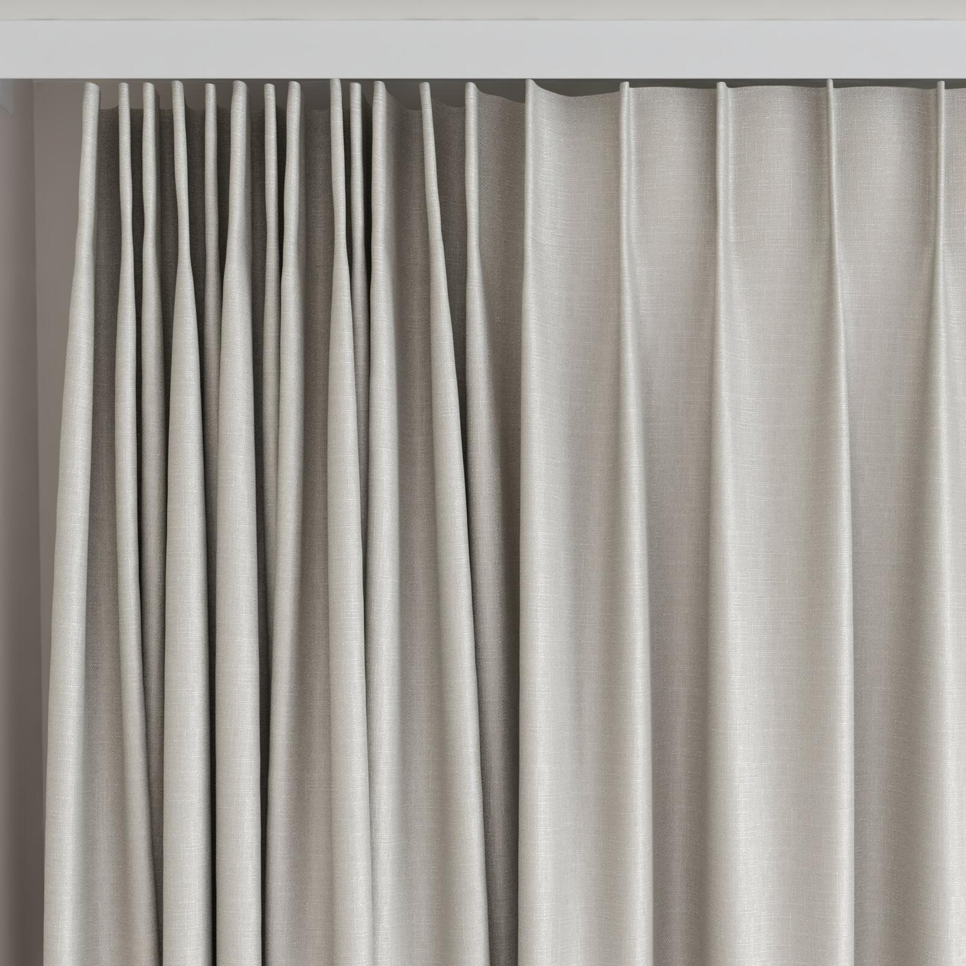 Top view of Soho Stone, on curtain rail