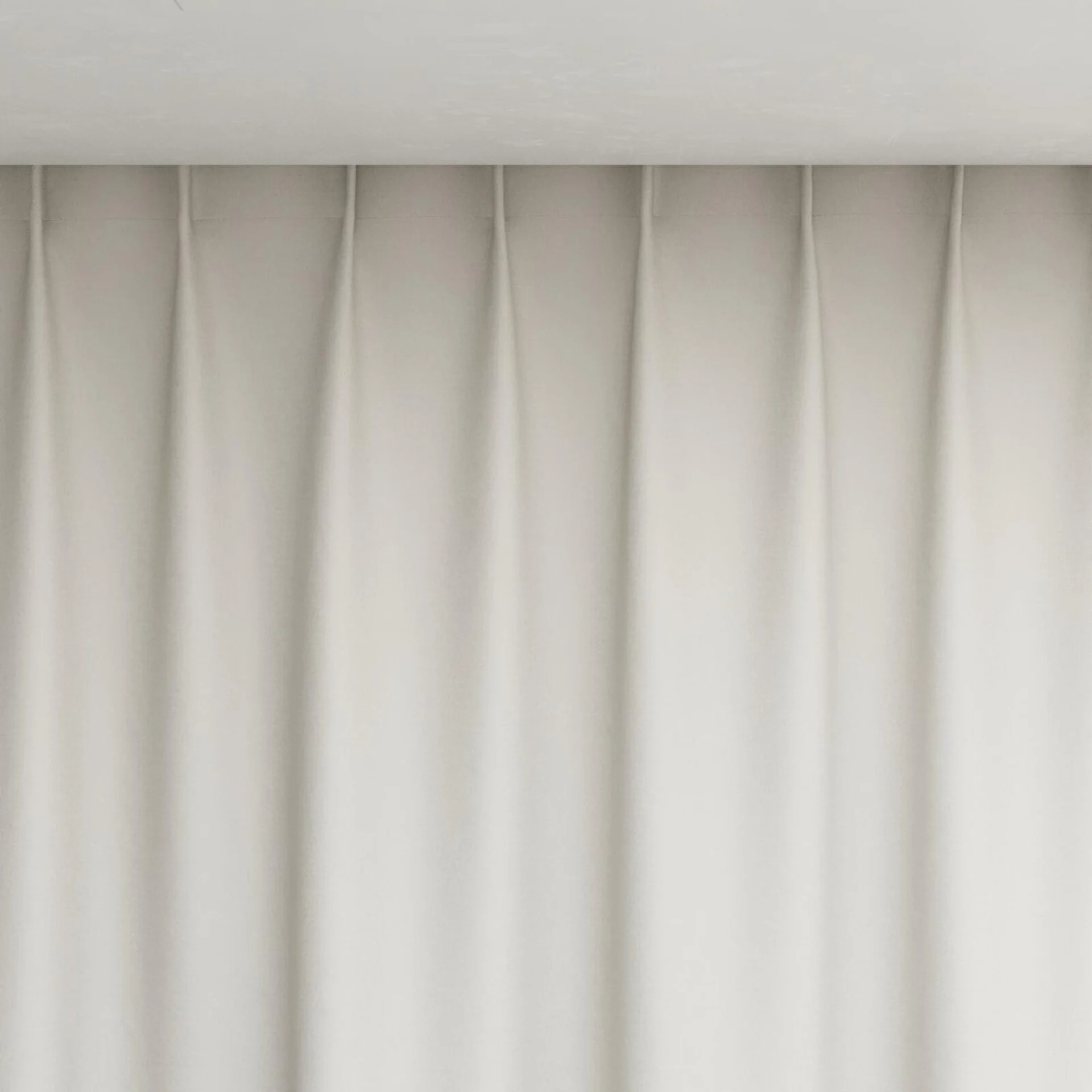 Top view of Urban Shell, pinch pleat