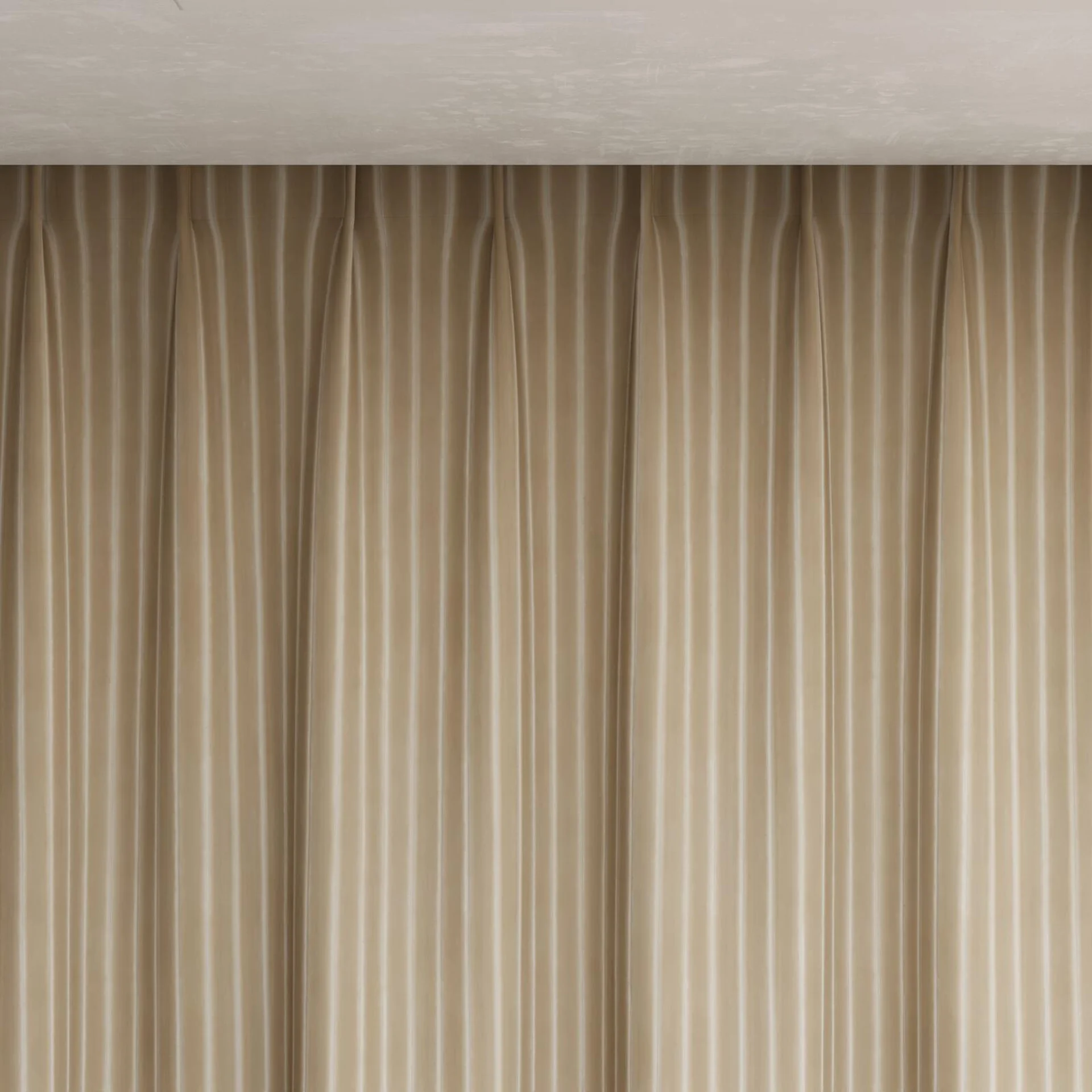 Top view of Cordial Fresco, pinch pleat
