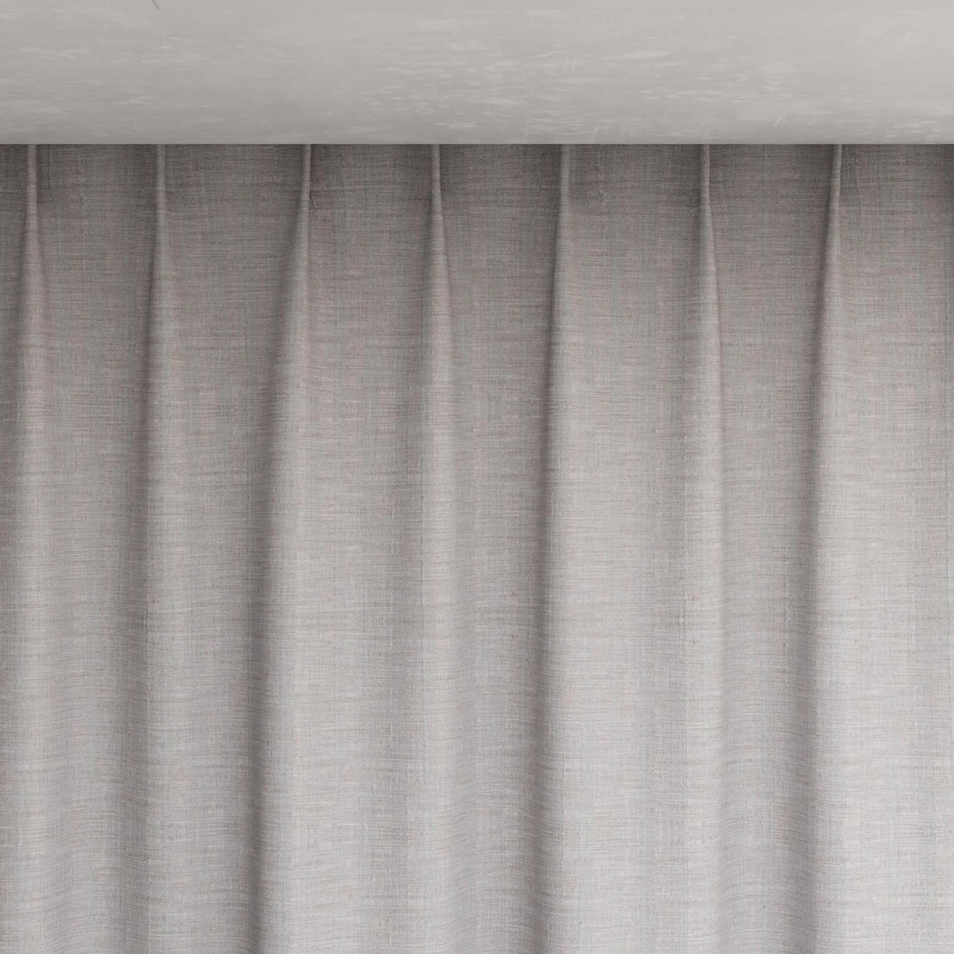 Top view of Iconic Limestone, pinch pleat