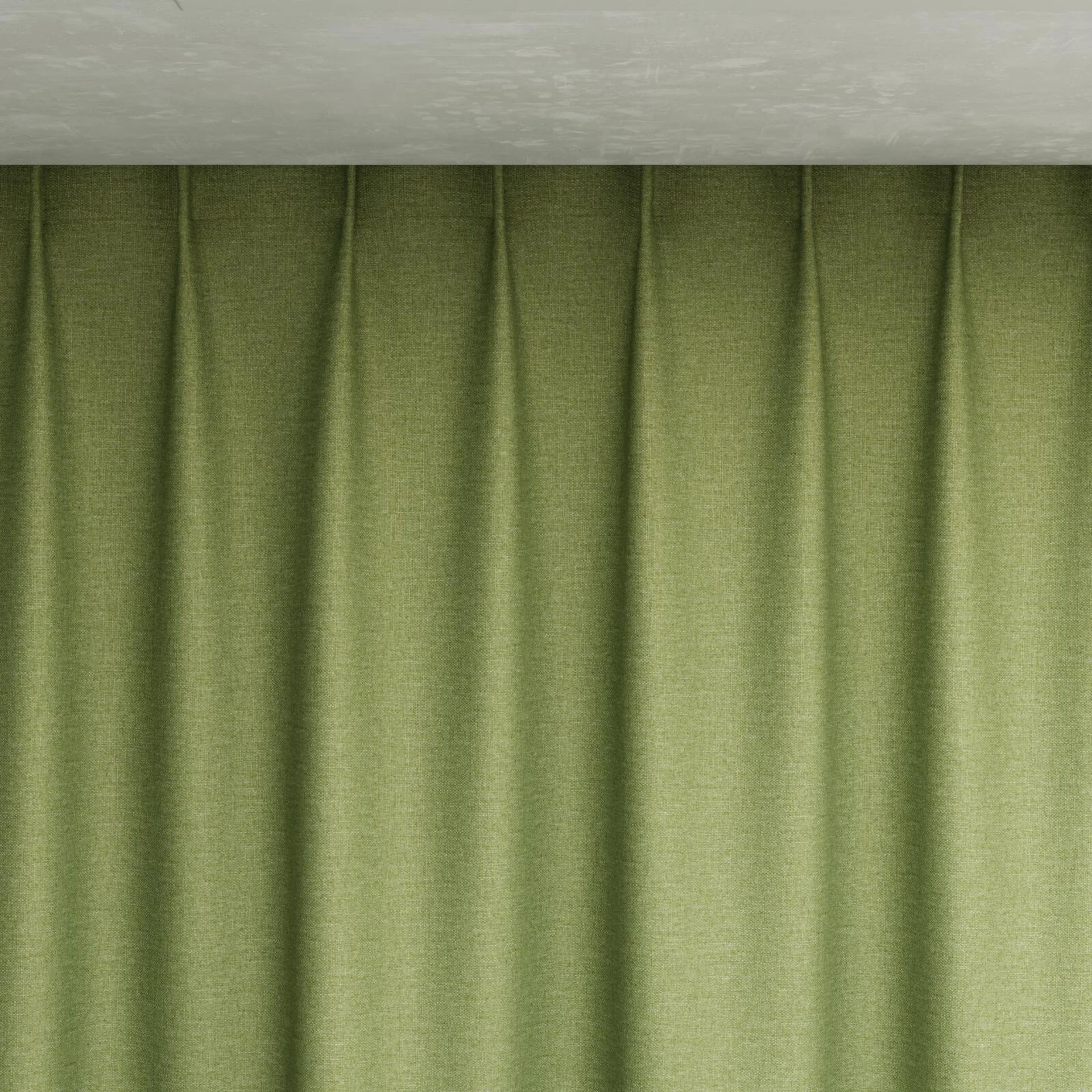 Top view of Jupiter Grass, pinch pleat