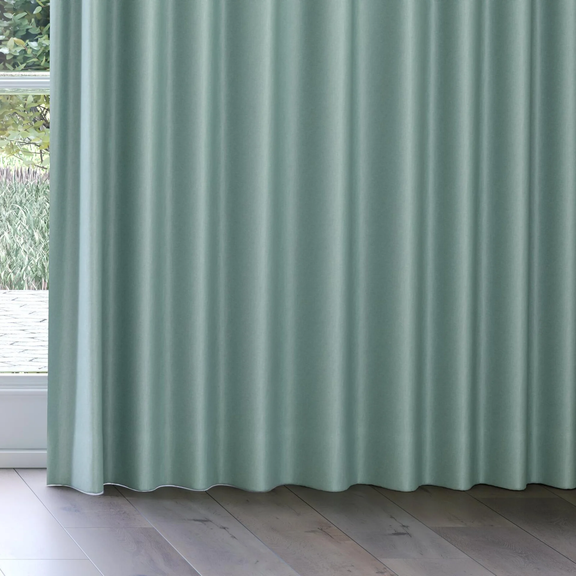 Bottom view of Naturama Spa, on curtain rail