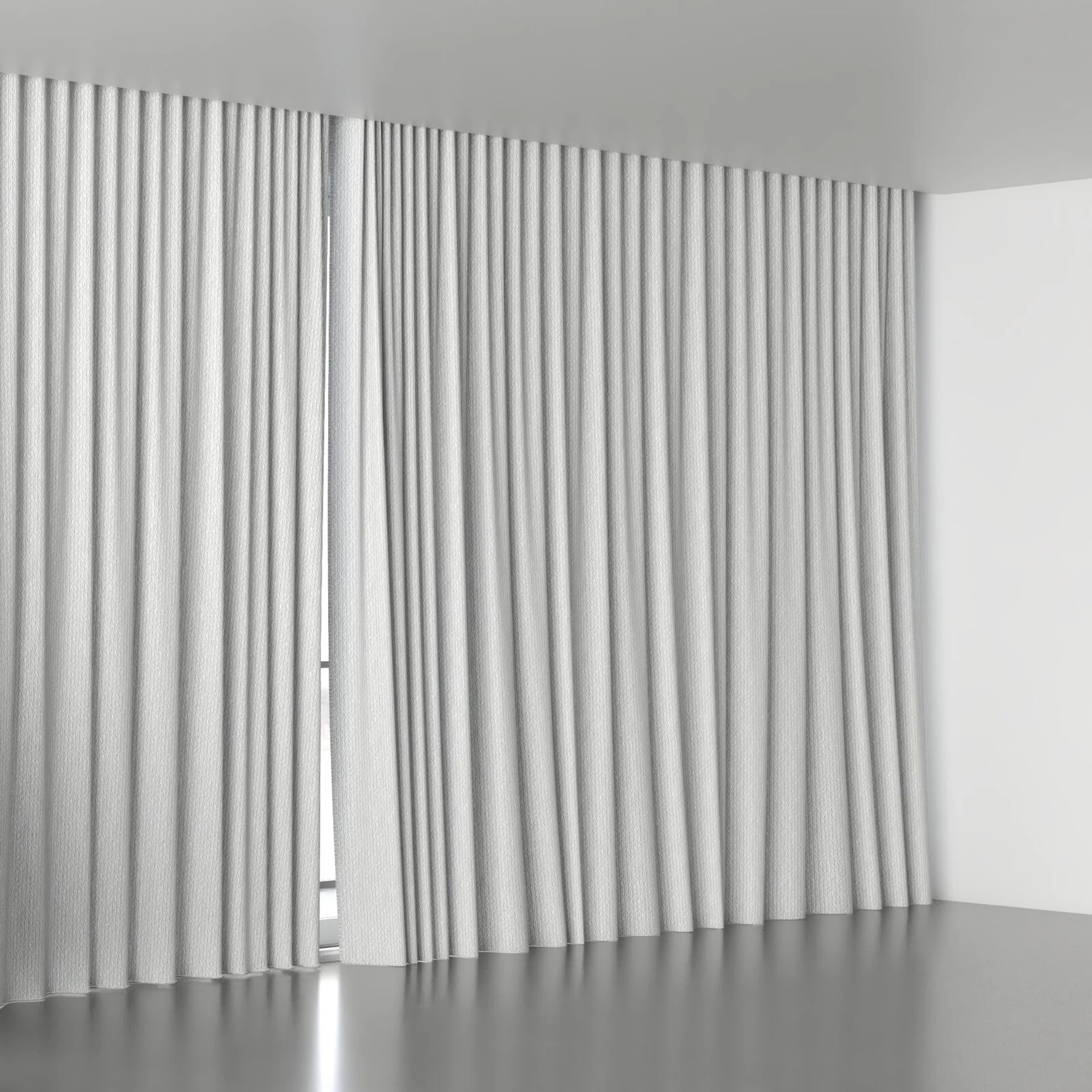 Full view of Semblance Pearl, wave pleat