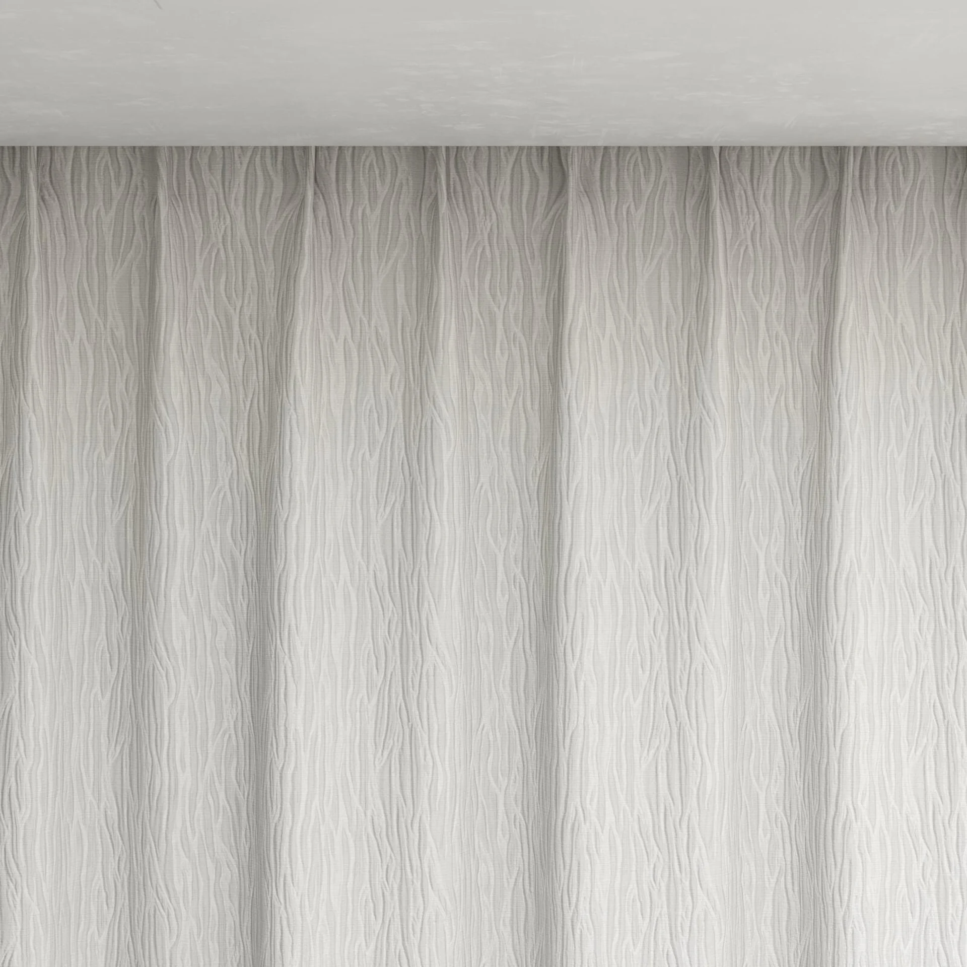 Top view of Sandrift Silver, pinch pleat