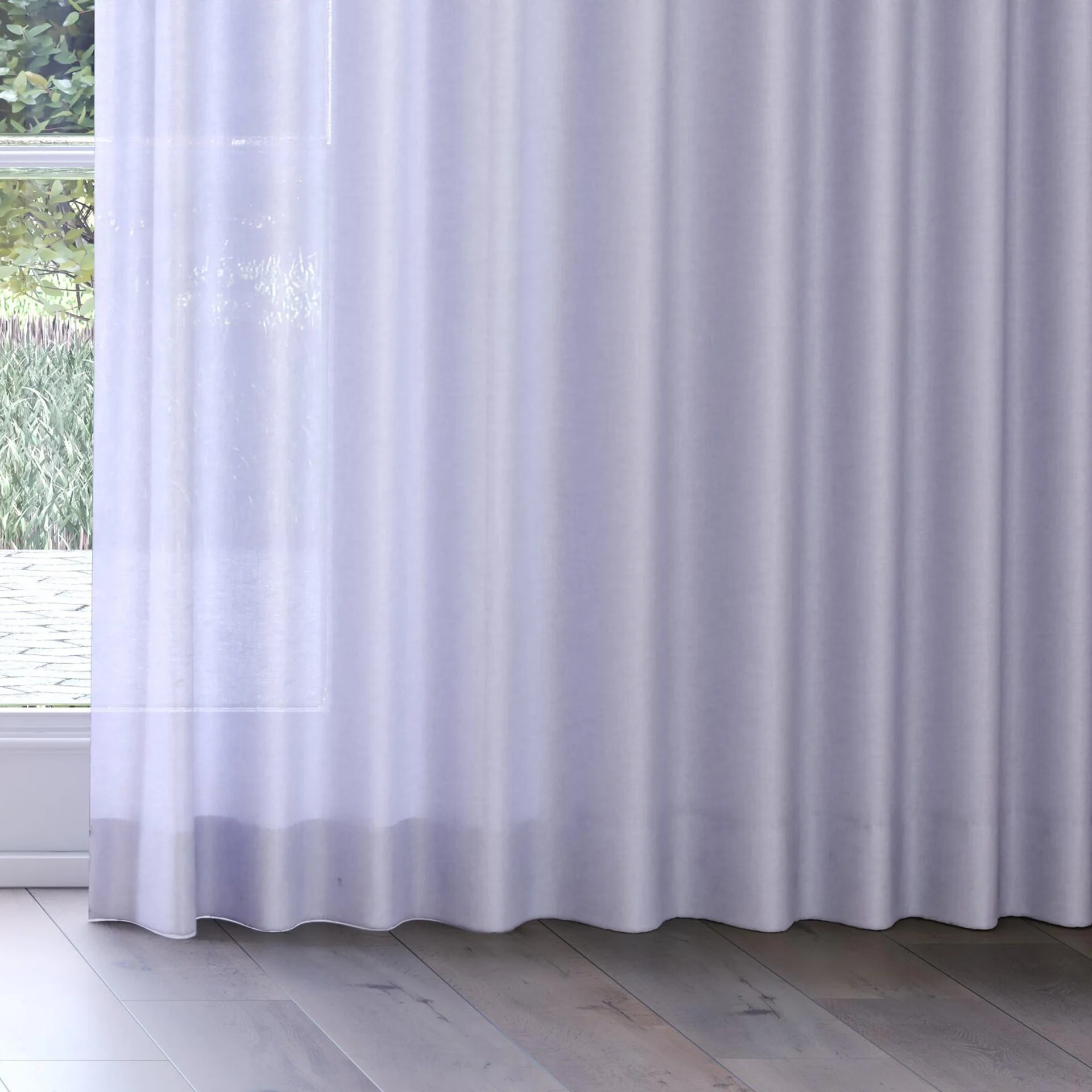 Bottom view of Arcadia Parma, on curtain rail