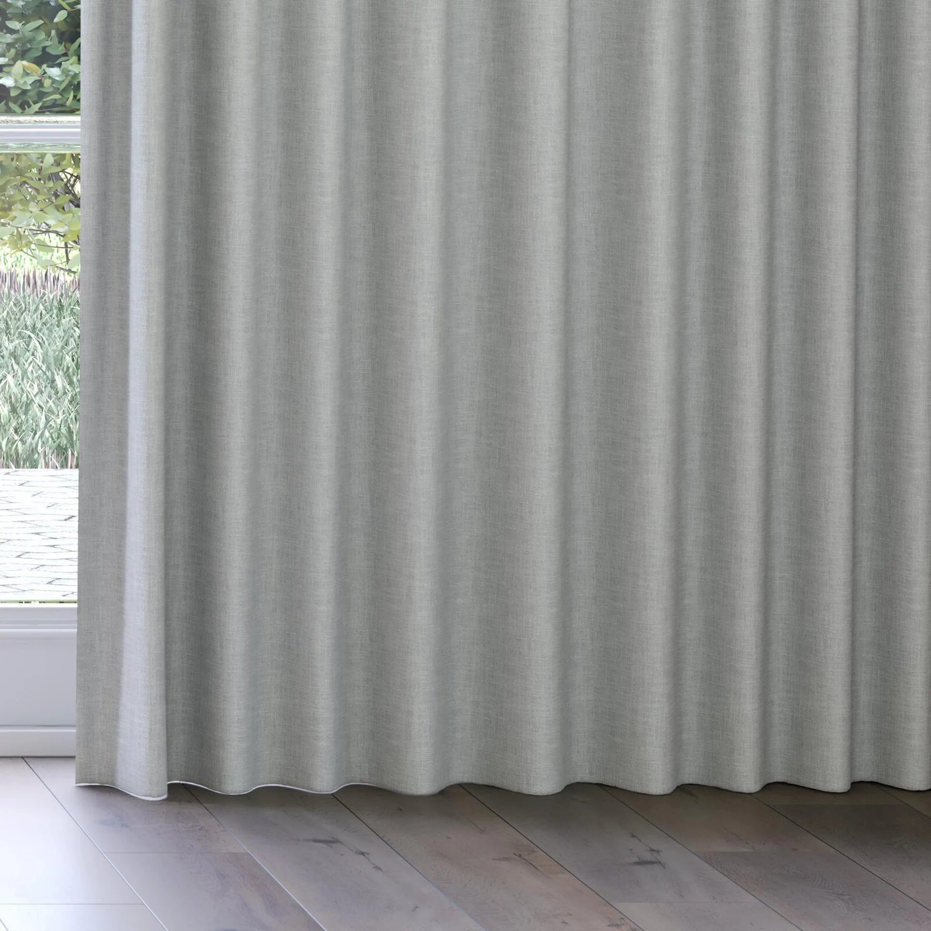 Bottom view of Mauritius Limestone, on curtain rail