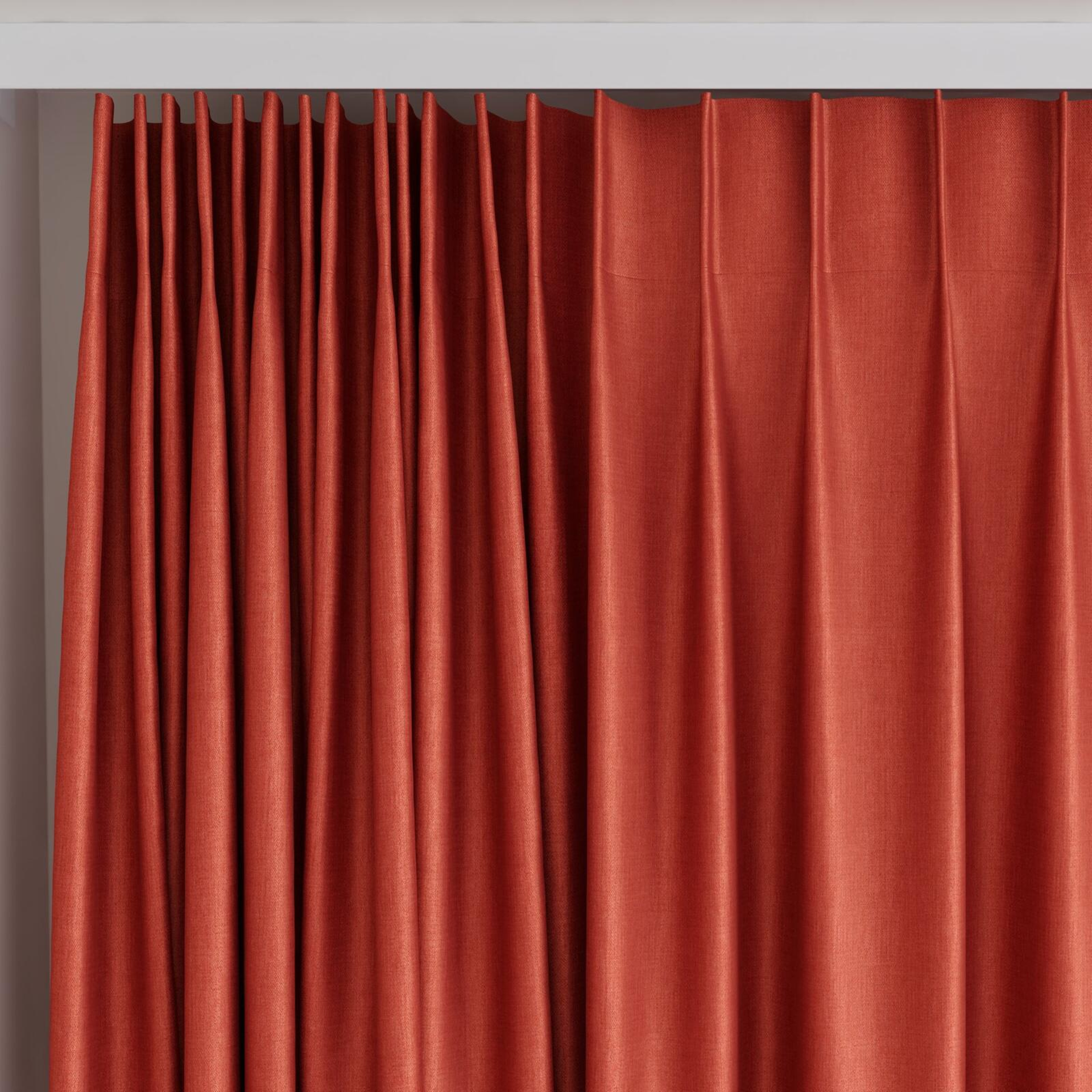 Top view of Matrix Brick, on curtain rail
