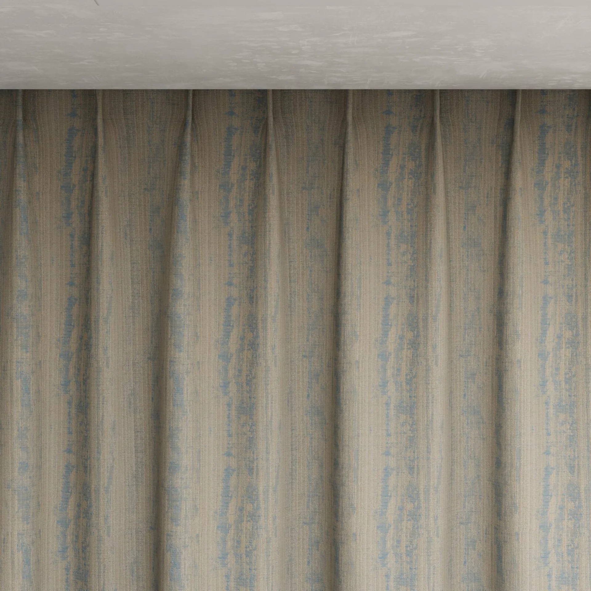 Top view of Stripia Sky, pinch pleat