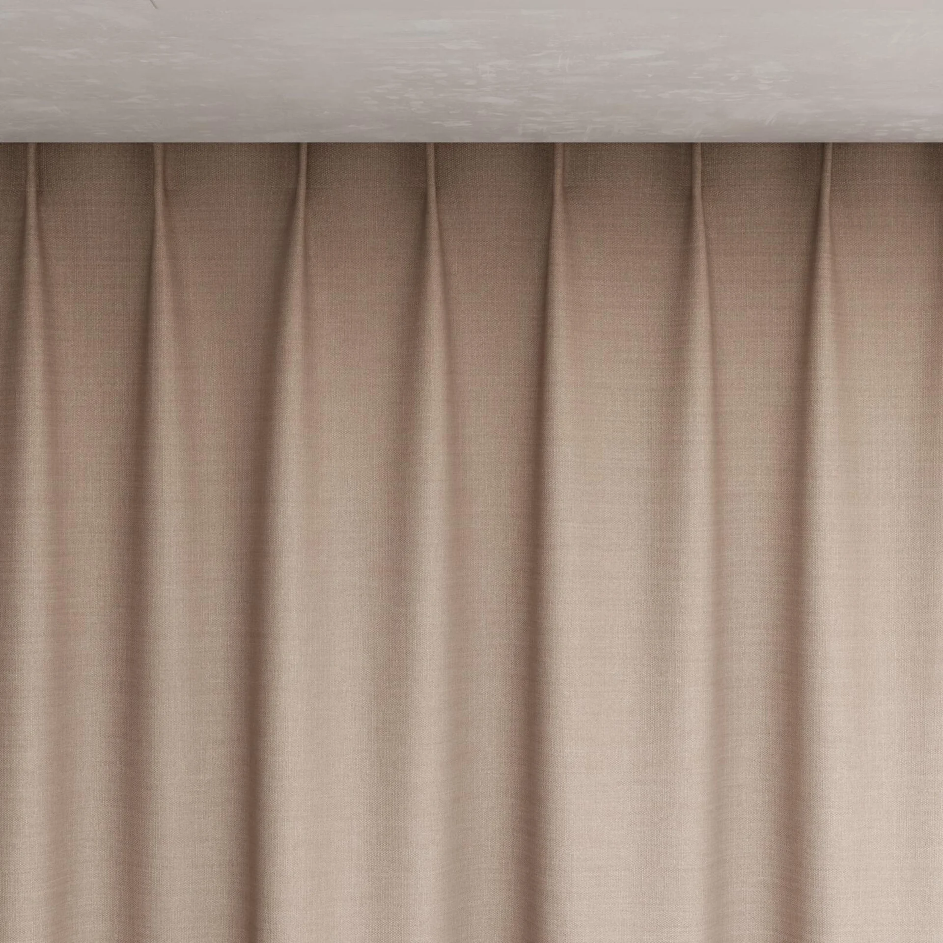 Top view of Linex Cameo, pinch pleat