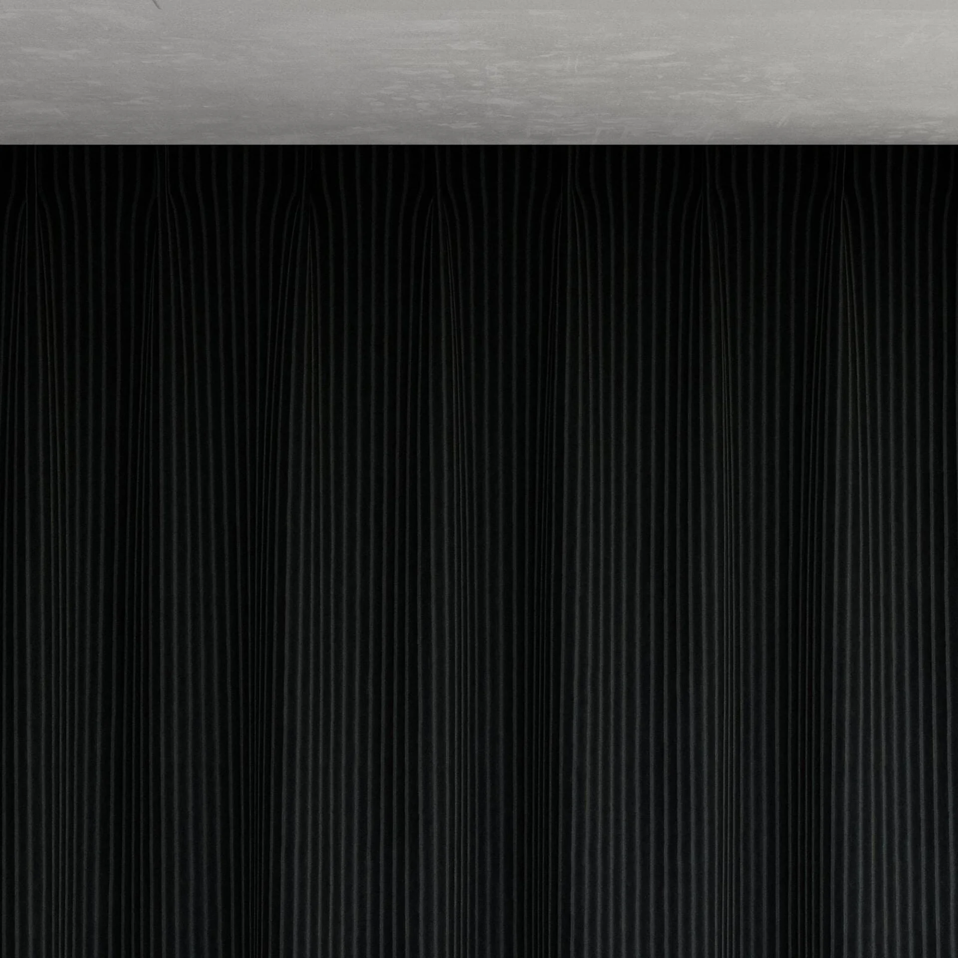 Top view of Embrace Reglisse, pinch pleat