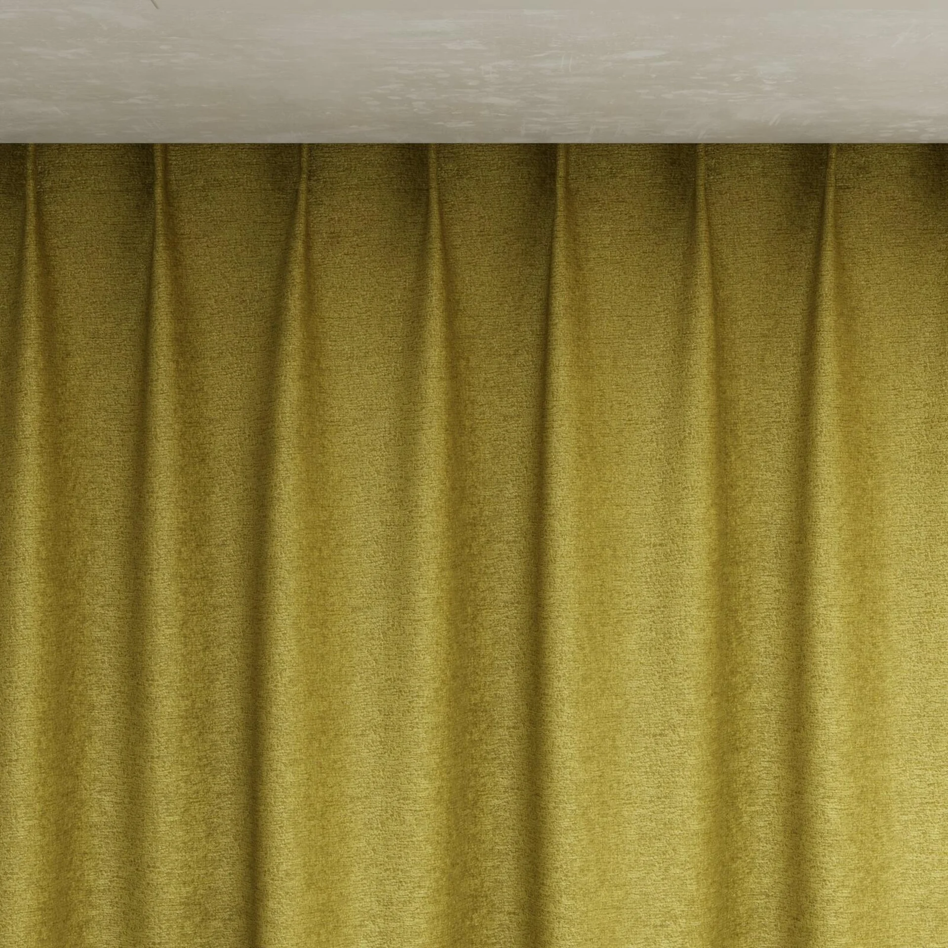 Top view of Monsieur Olive, pinch pleat