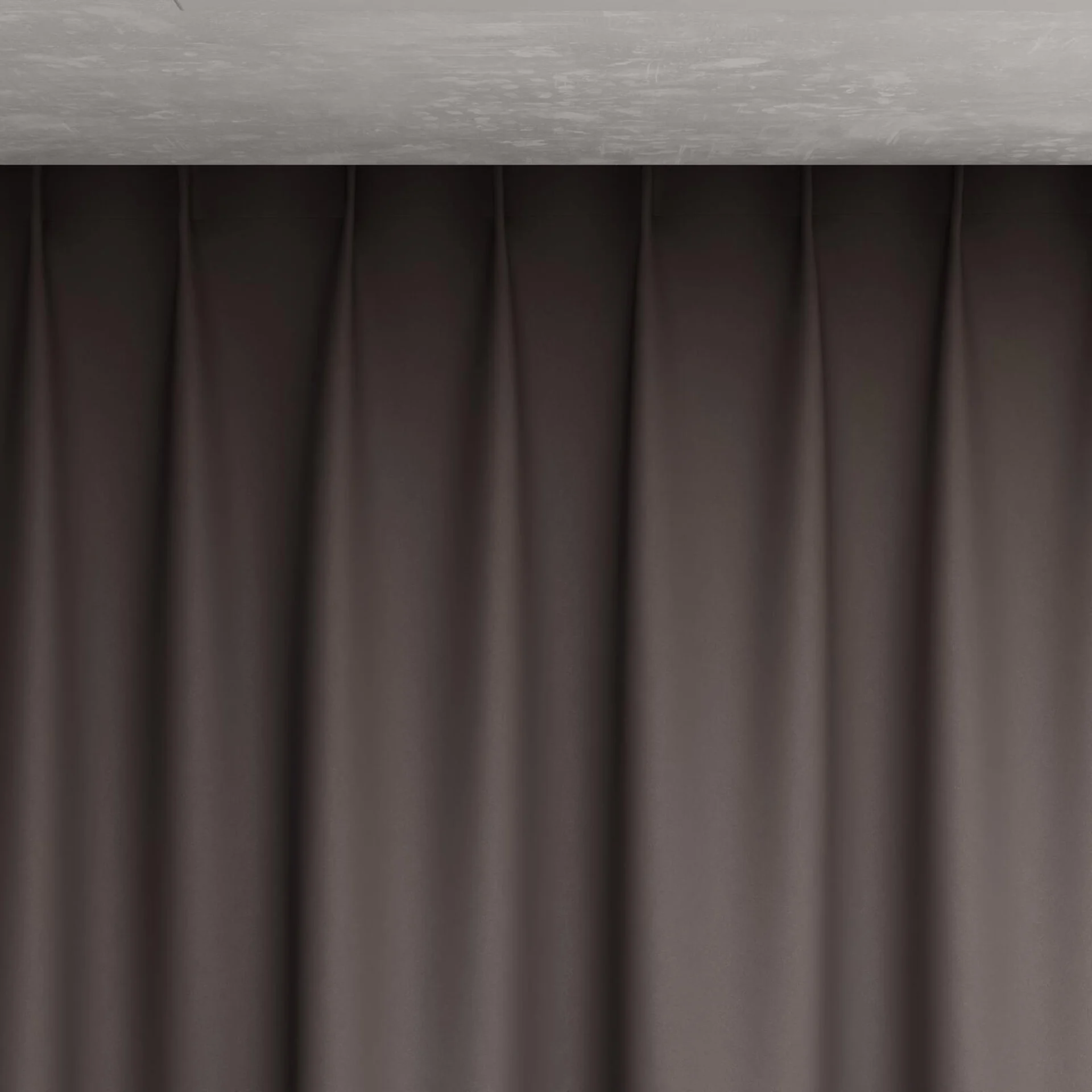 Top view of Vela Sterling, pinch pleat