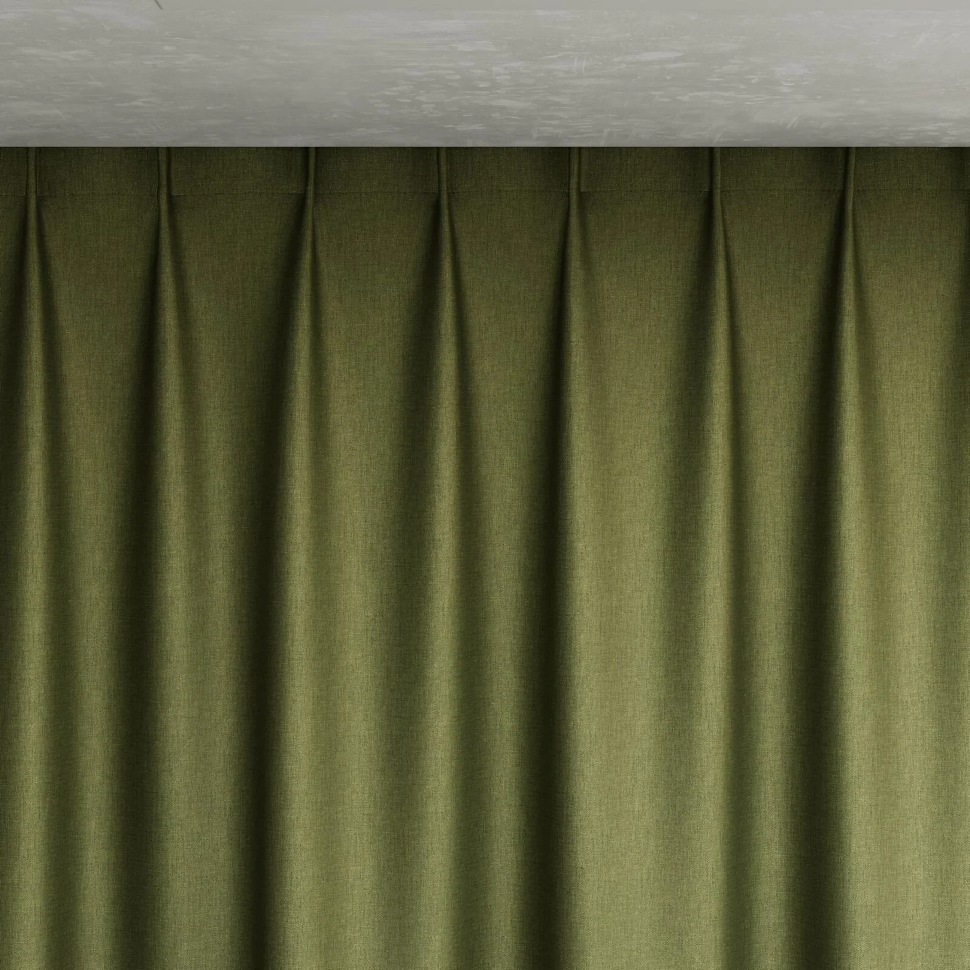Top view of Matrix Pesto, pinch pleat