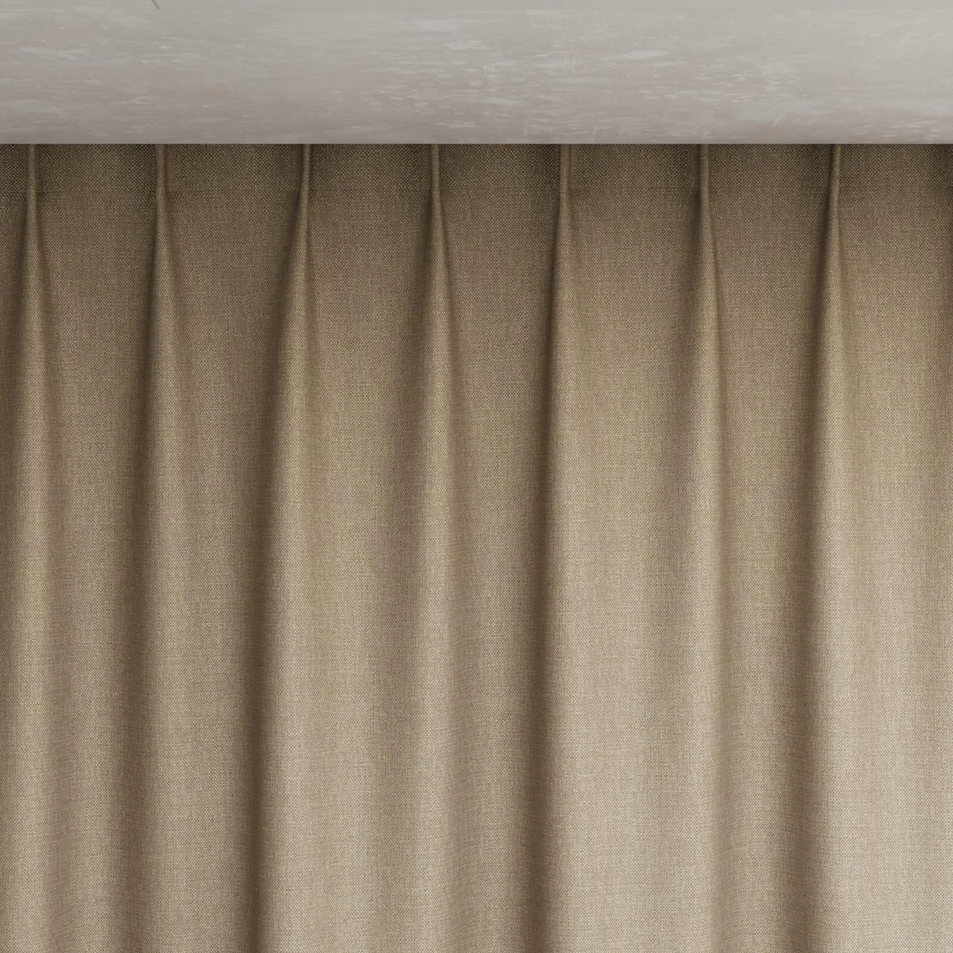 Top view of Gent Tan, pinch pleat