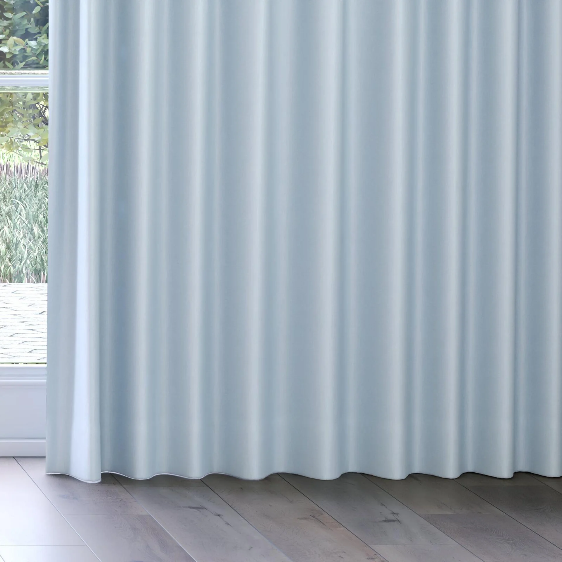 Bottom view of Naturama Fountain, on curtain rail