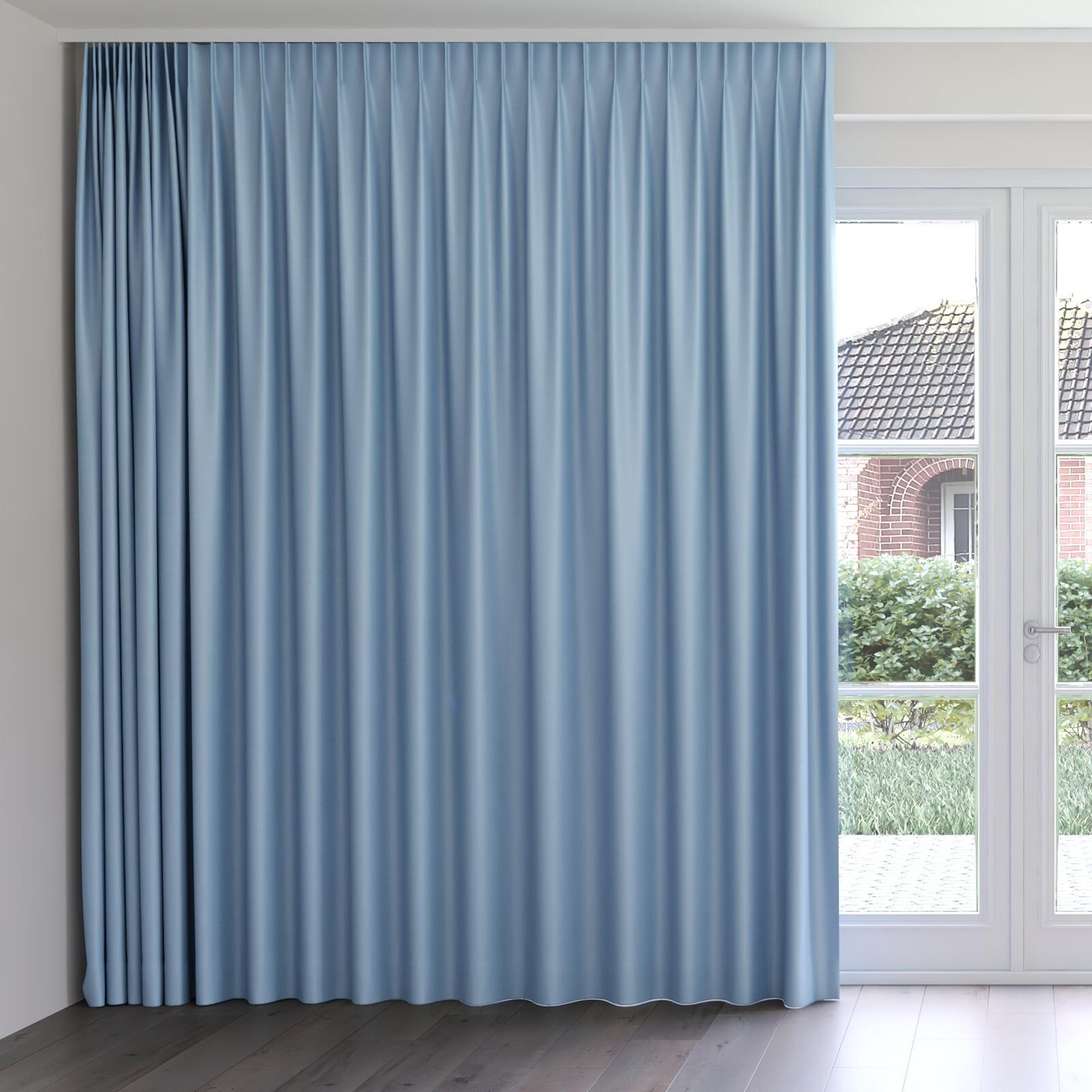 Front view of Re-Vive Sky, on curtain rail