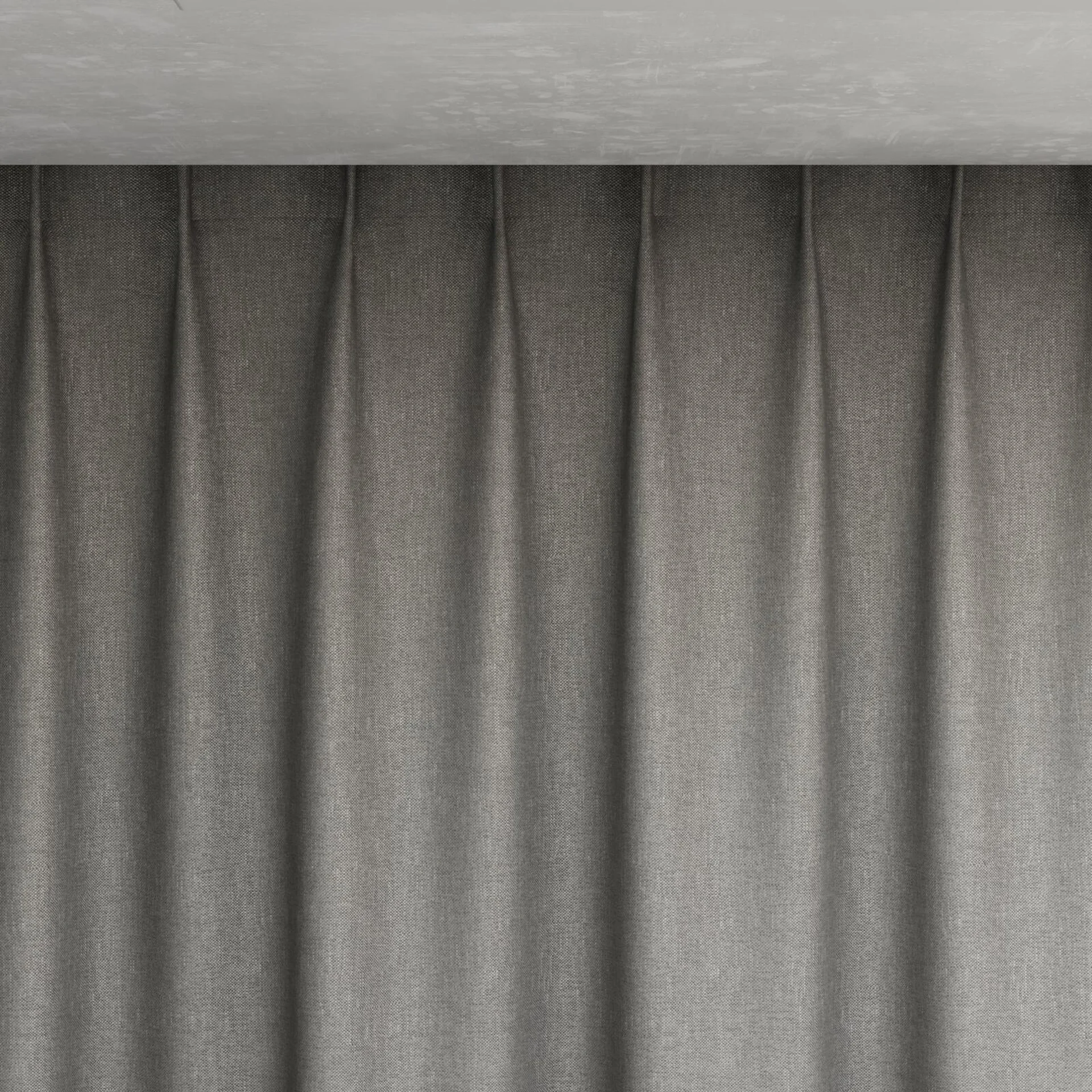 Top view of Perfecto Zinc, pinch pleat