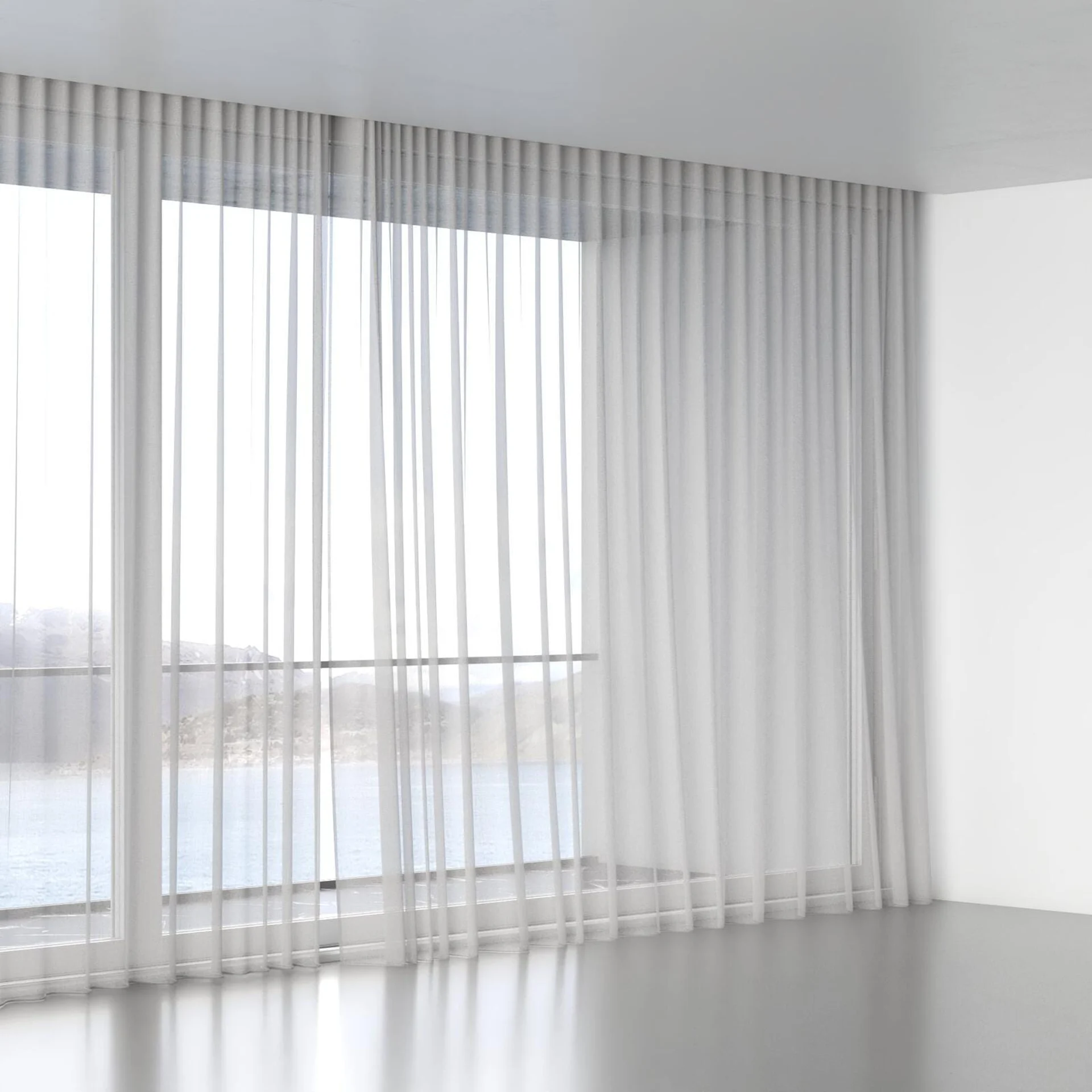 Full view of Antipodes Mineral, wave pleat