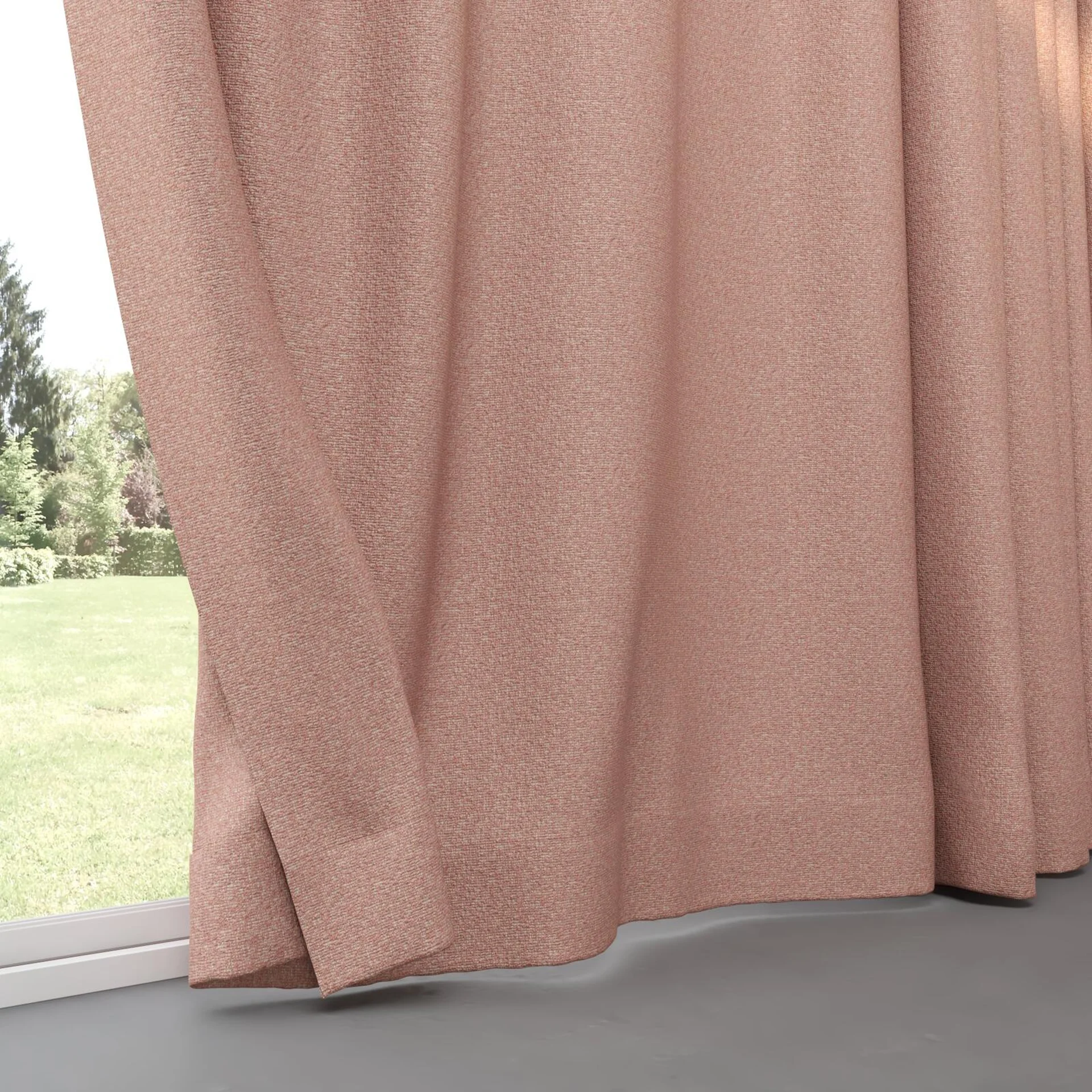 Bottom view of Sabik Peony, pinch pleat