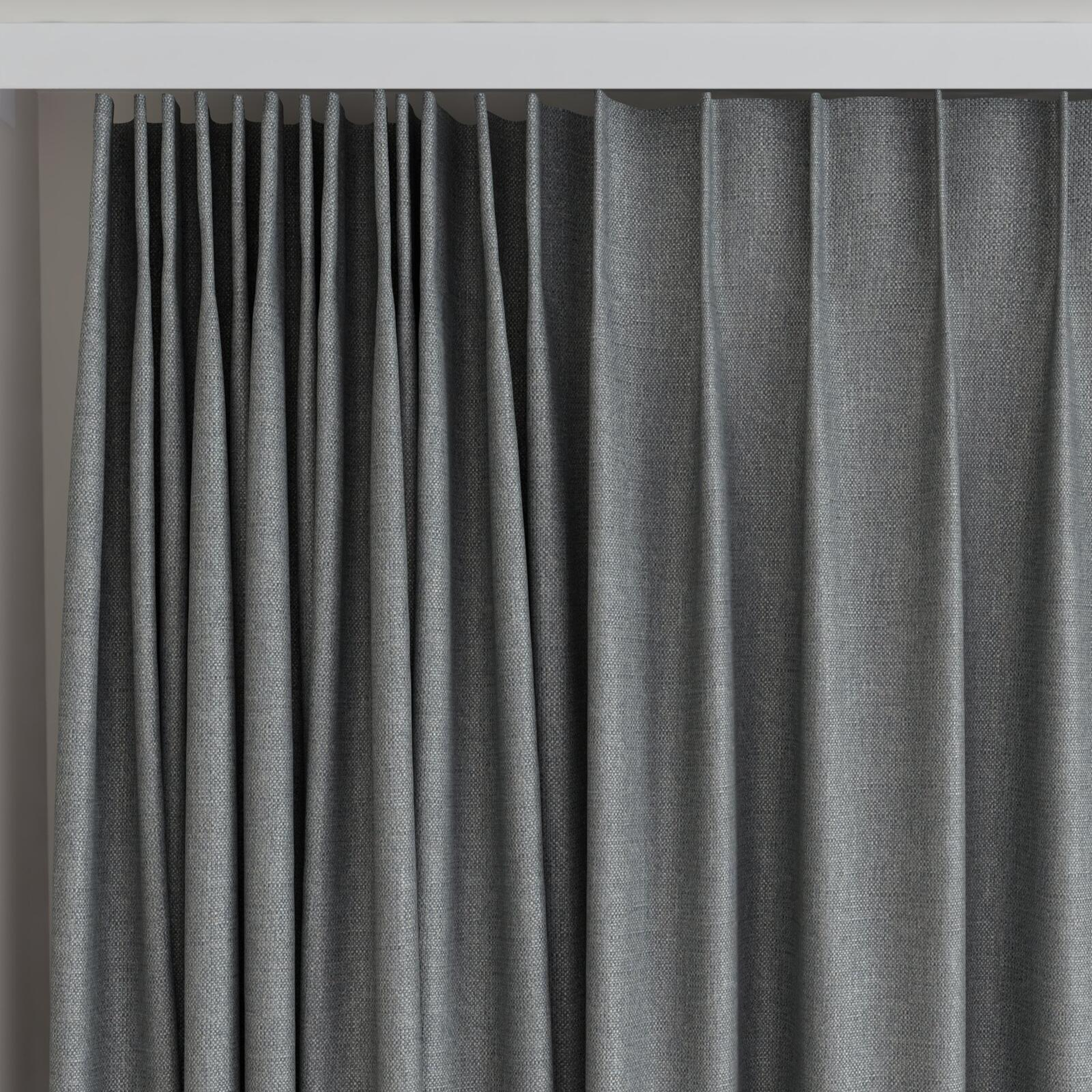 Top view of Gent Shadow, on curtain rail